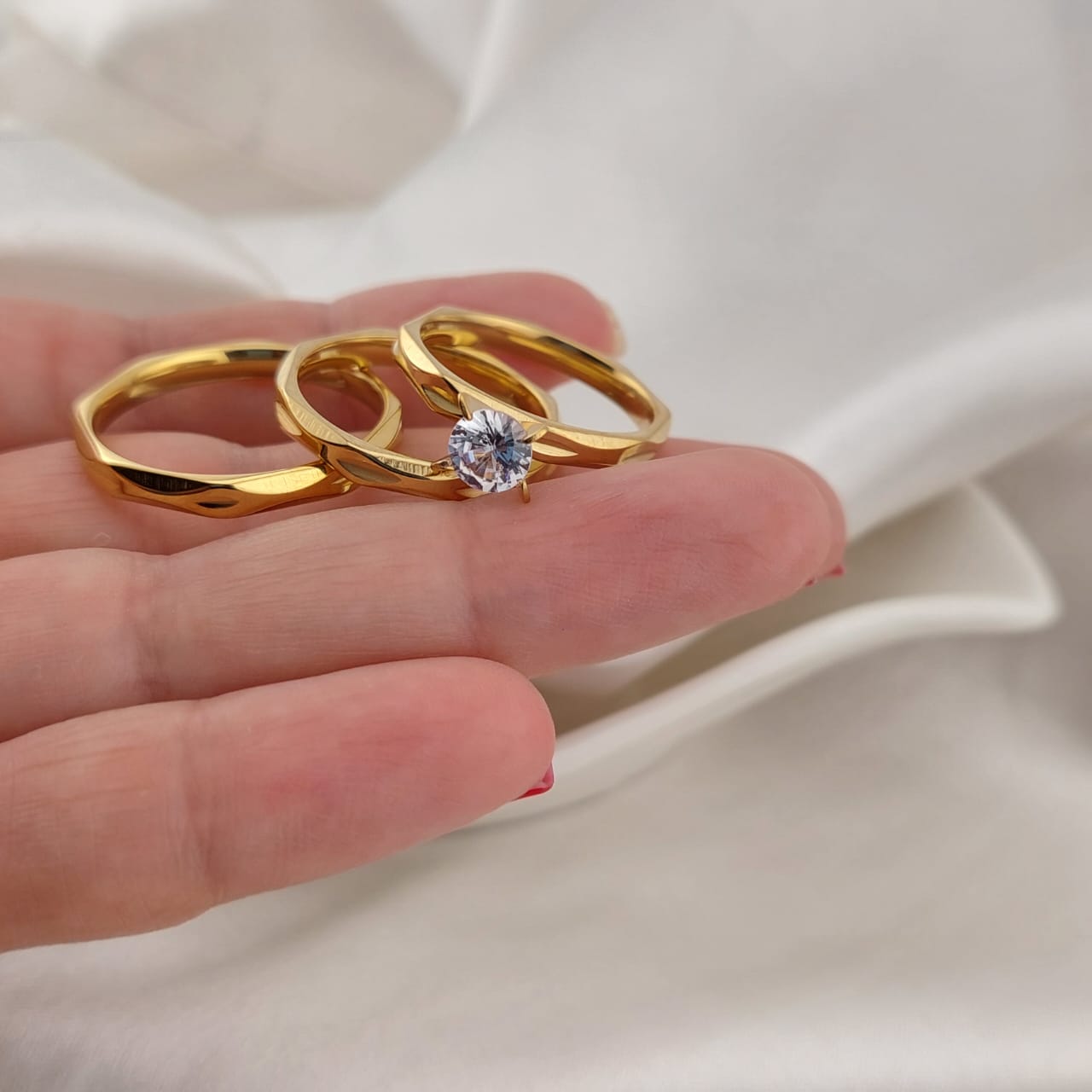 ANILLOS TRIO ACERO 210000024784X