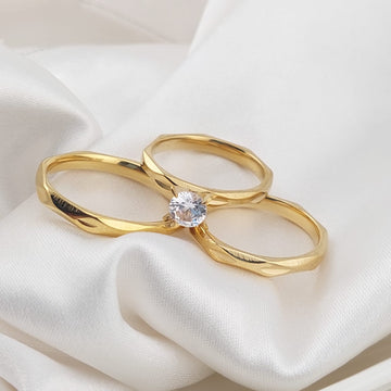 ANILLOS TRIO ACERO 210000024784X