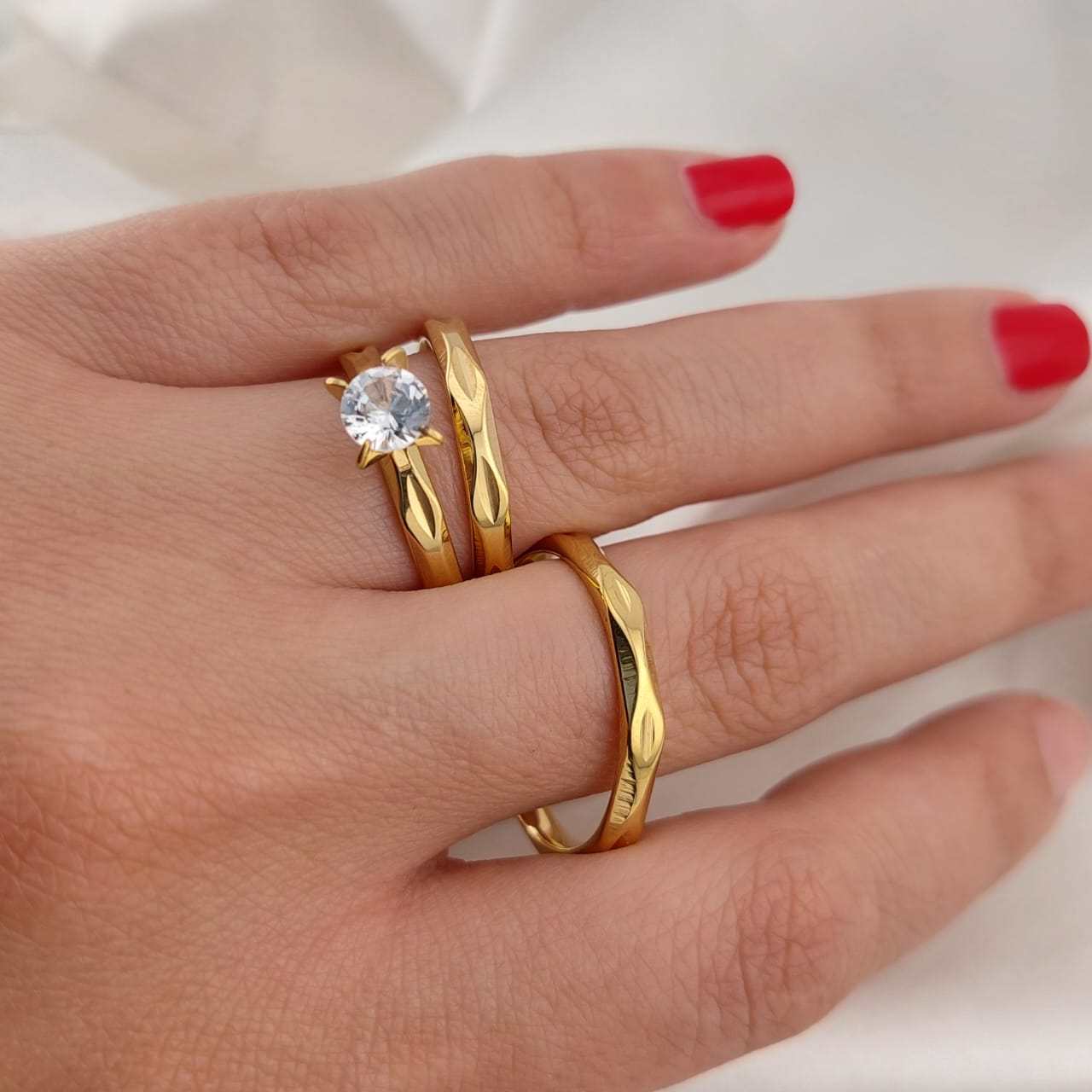 ANILLOS TRIO ACERO 210000024784X