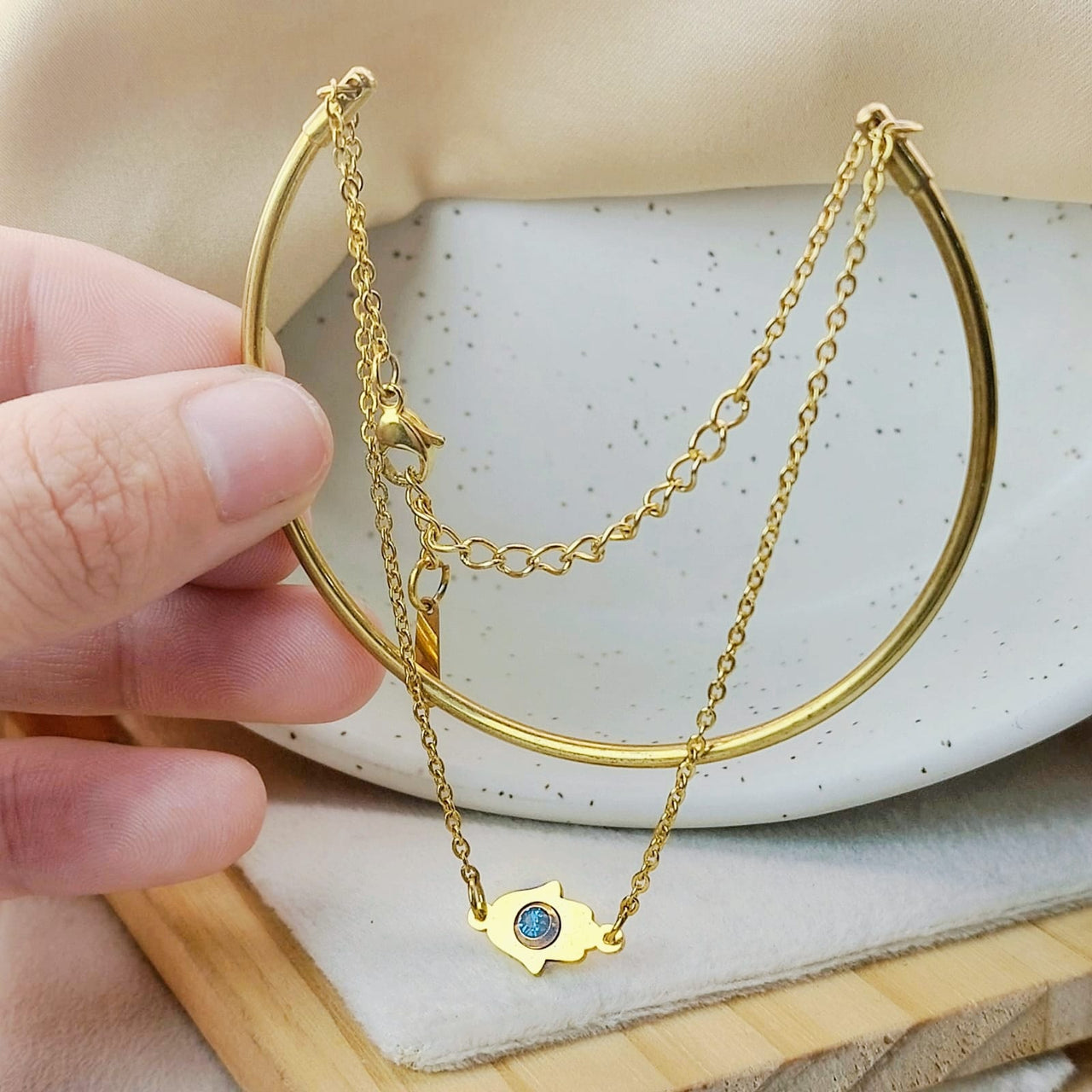 PULSERA DAMA ARO ACERO 24808