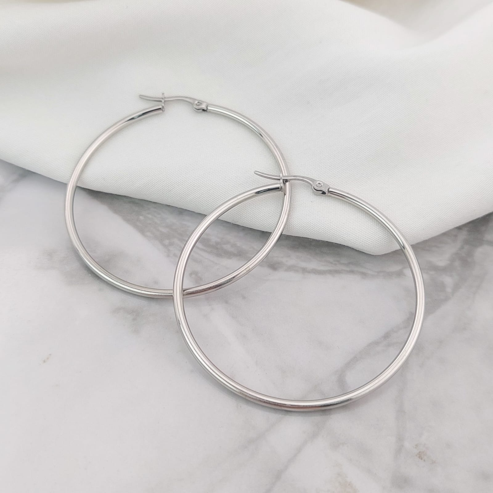 Argollas Acero 50mm 24834