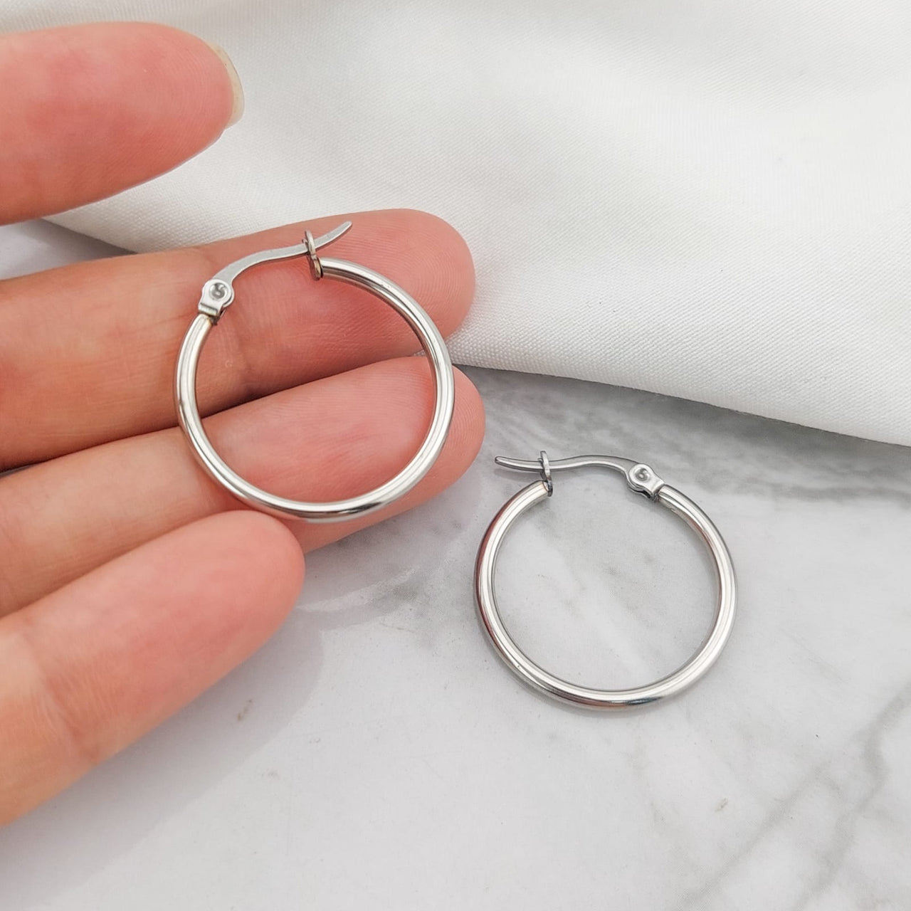 Argollas Acero 25mm 24829