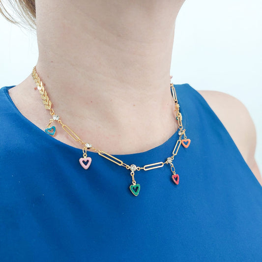 Collar Dama Oro Lam 40cm 24970
