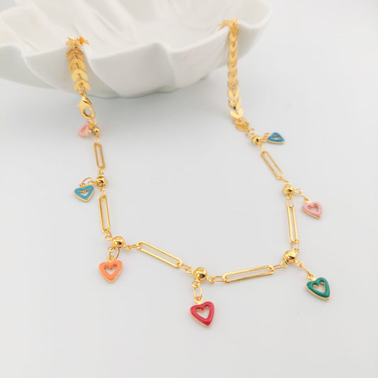 Collar Dama Oro Lam 40cm 24970