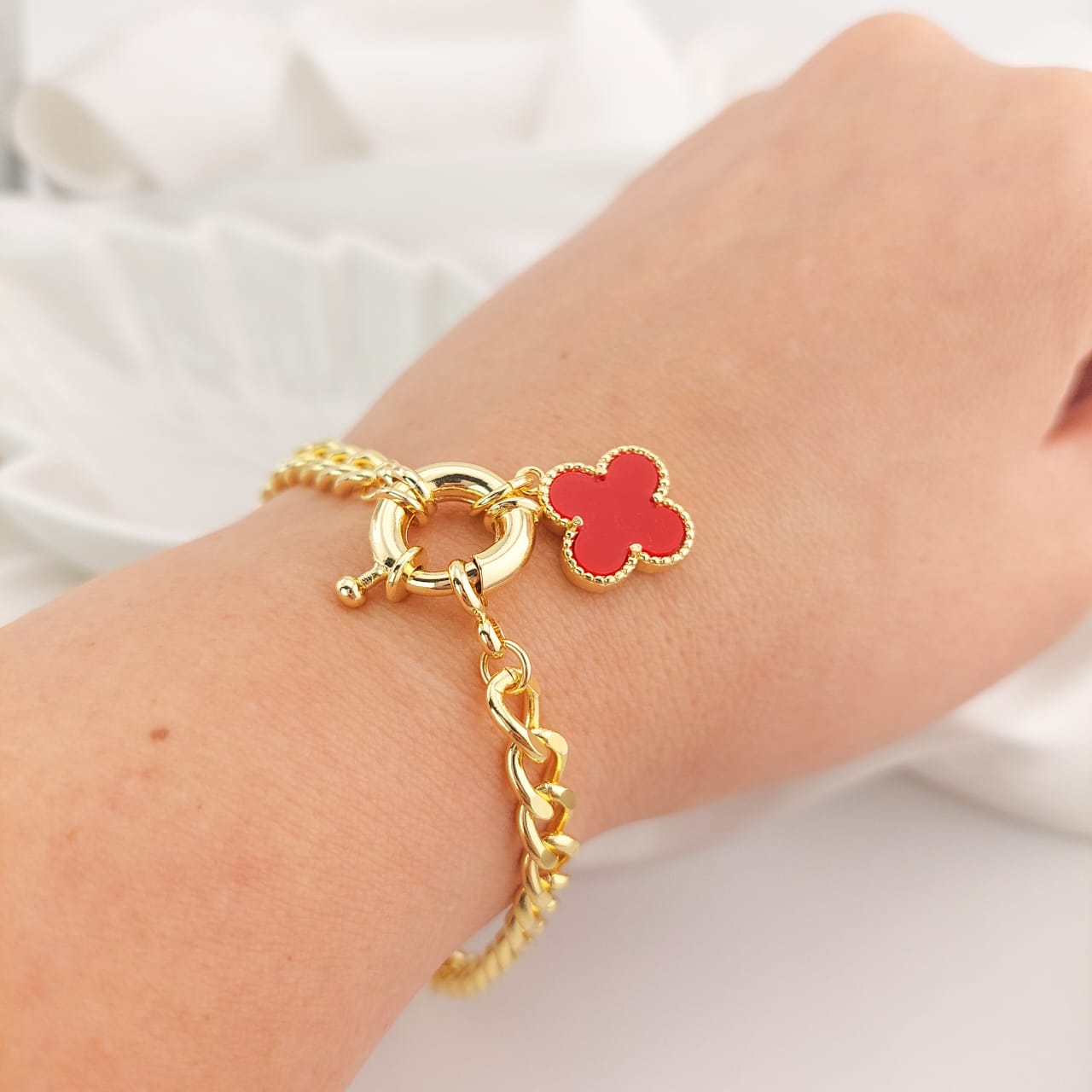 Pulsera Dama Oro Laminado 24988