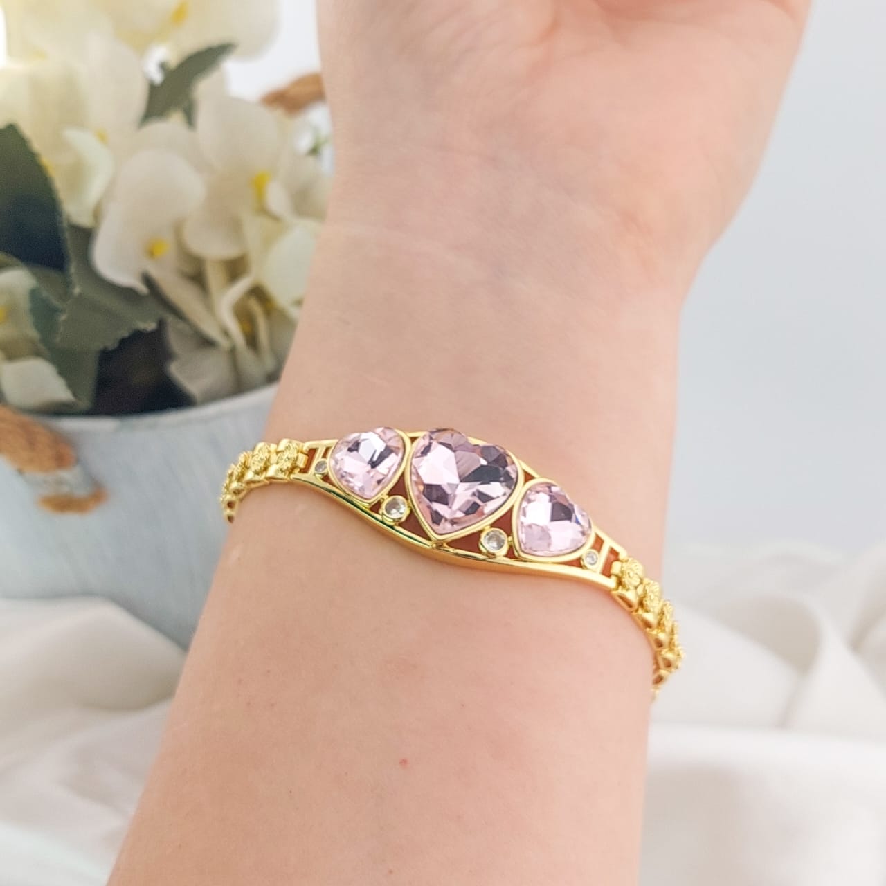 Pulsera Dama Oro Laminado 24974