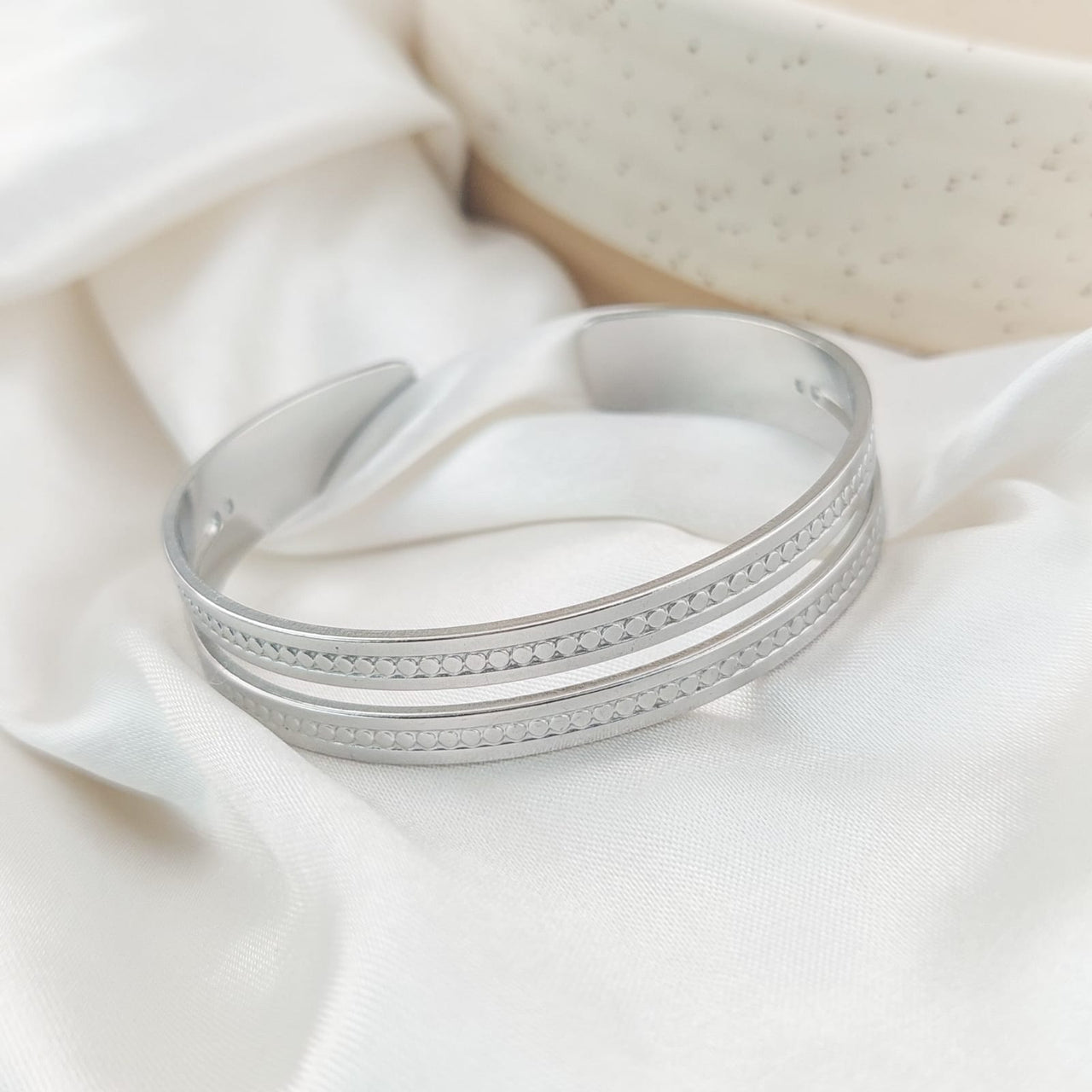 Pulsera Aro Dama Acero 25021