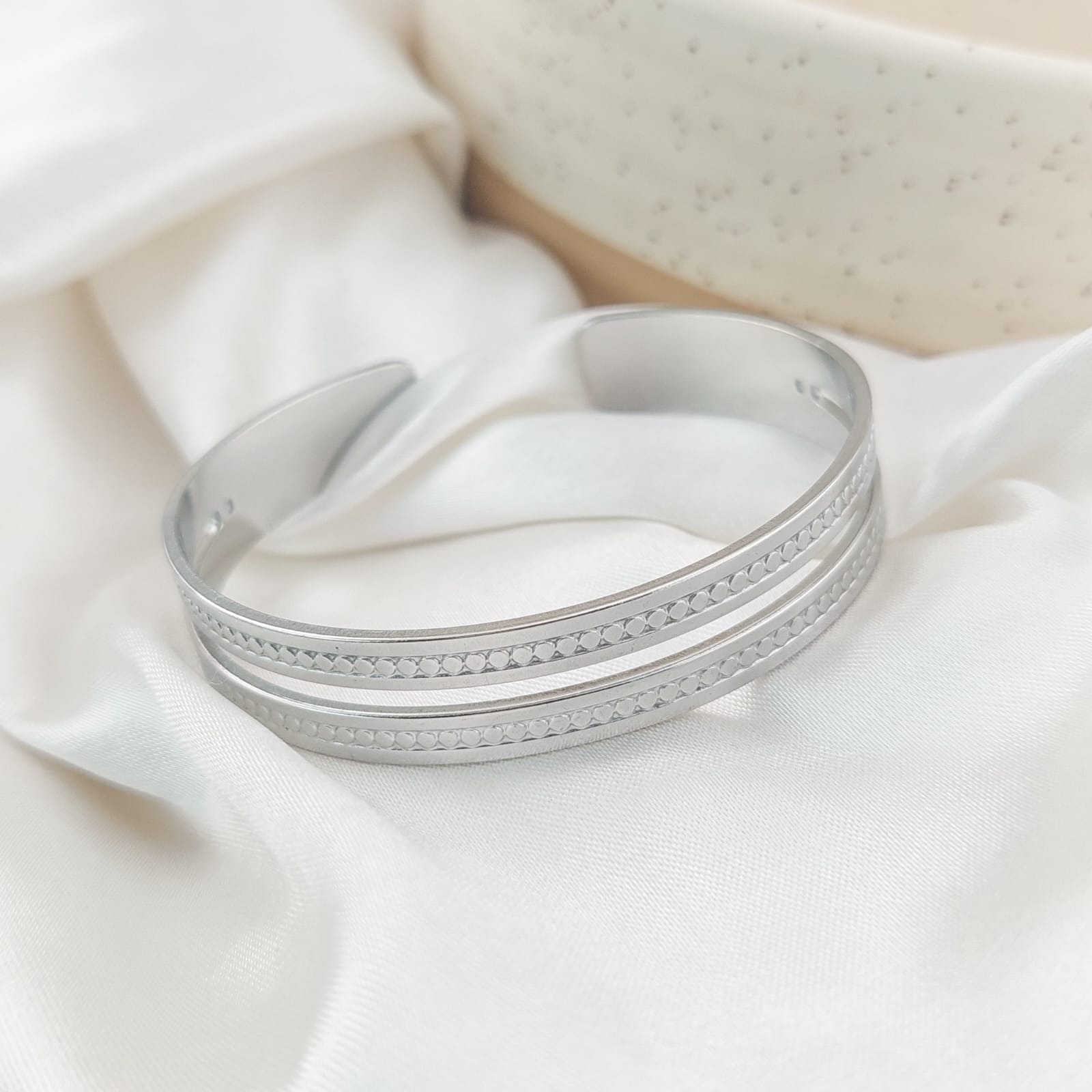 Pulsera Aro Dama Acero 25021