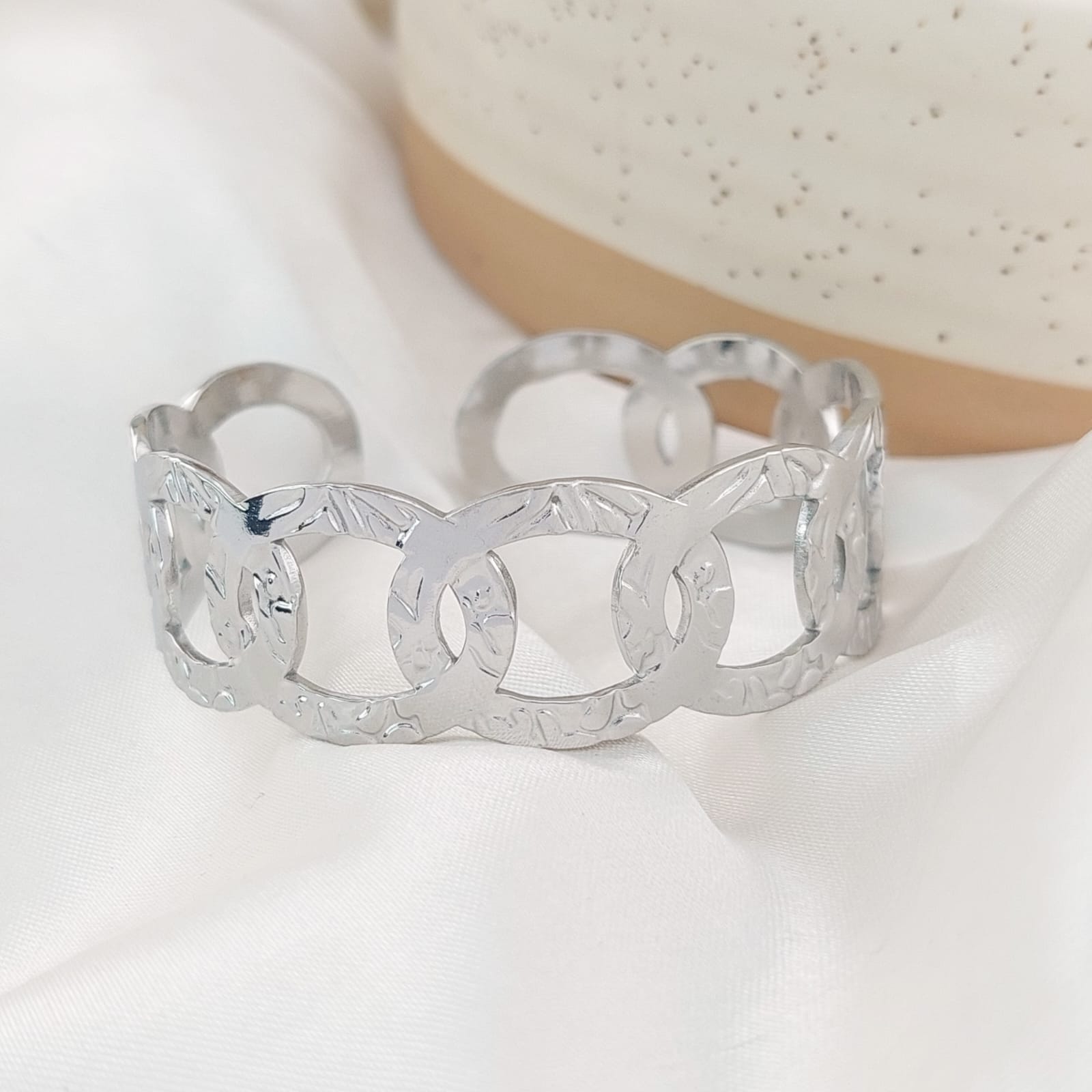 Pulsera Aro Dama Acero 25045