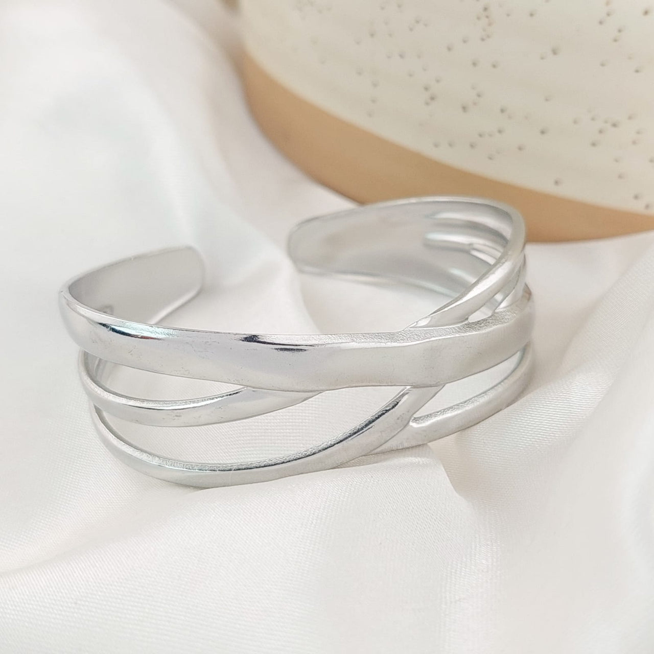 Pulsera Aro Dama Acero 25042