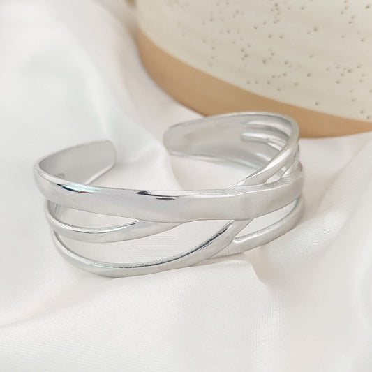 Pulsera Aro Dama Acero 25042