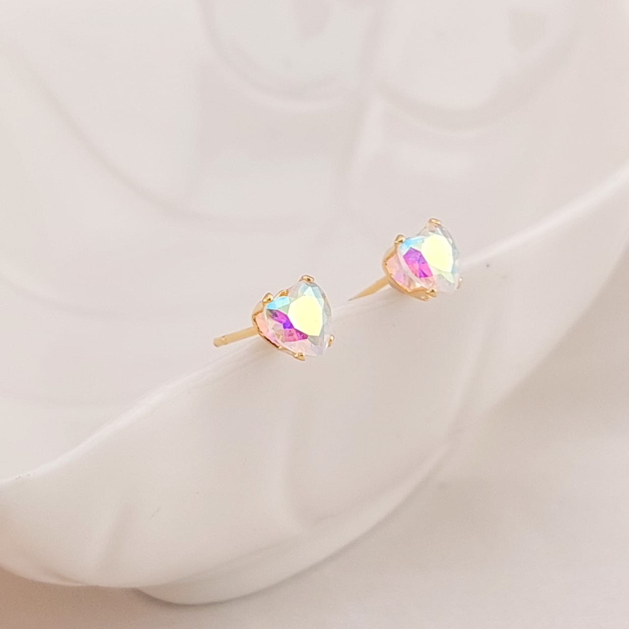 Aretes 6mm Cartón Con 12p Acero 25119