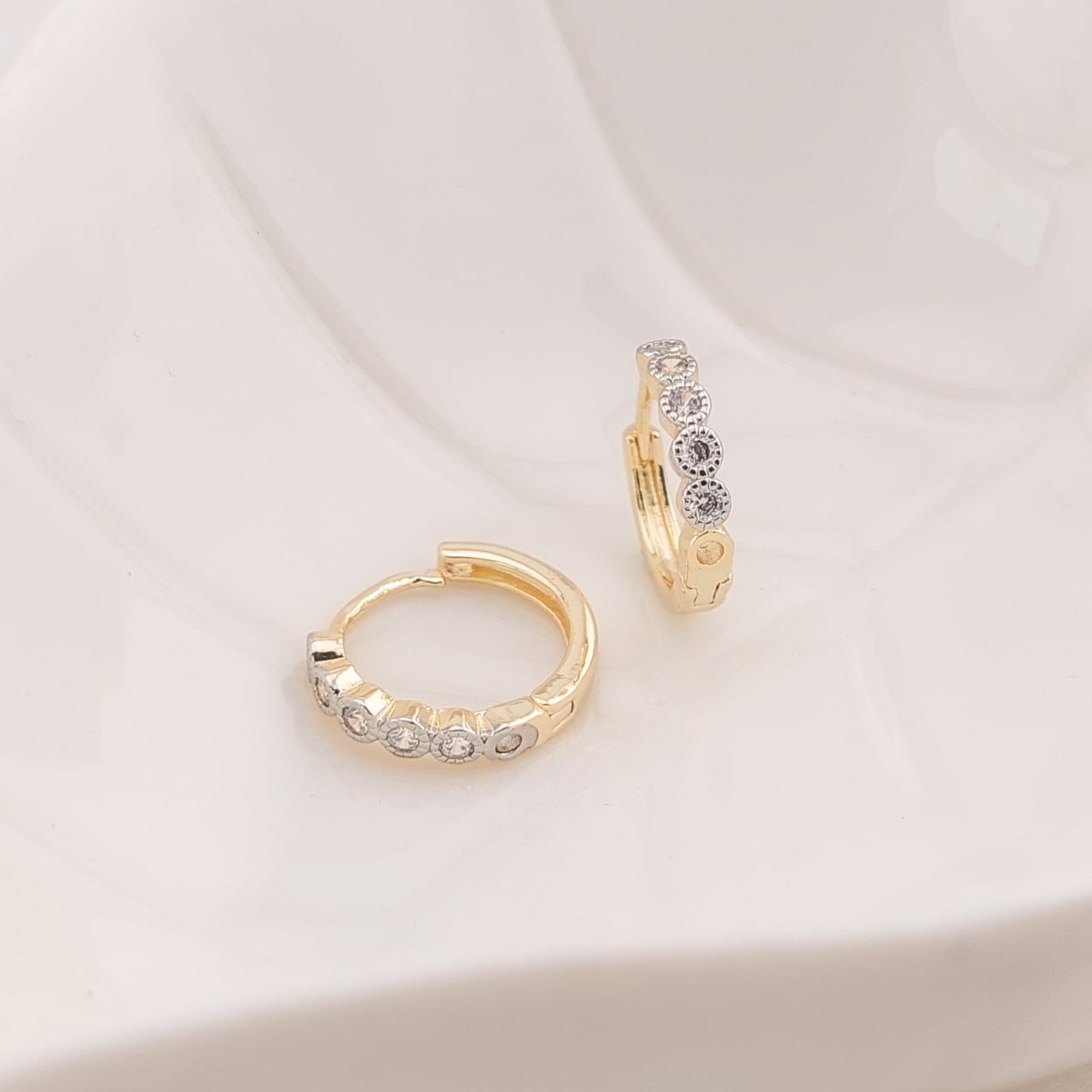 Aretes Oro Laminado 25105