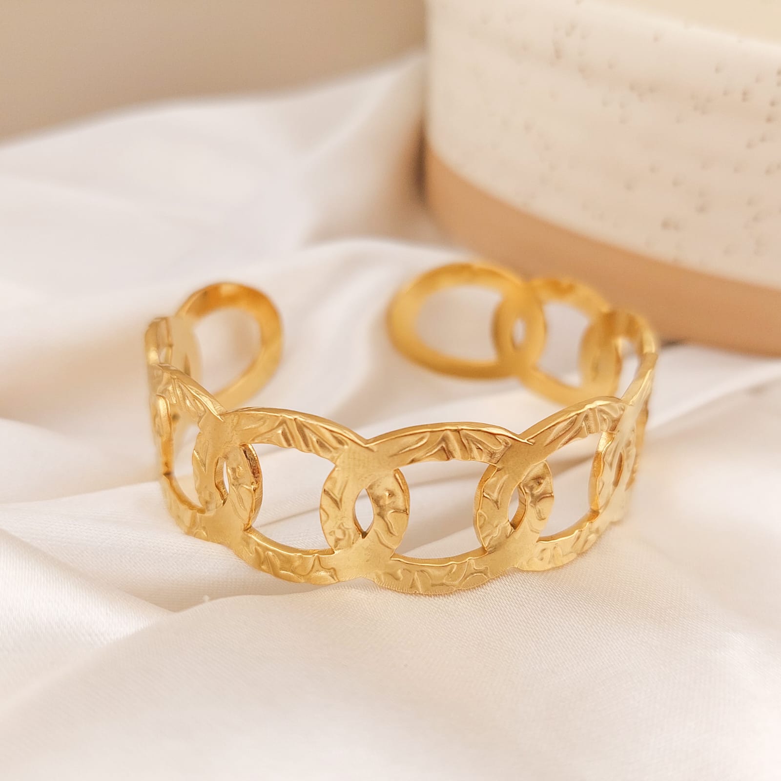 Pulsera Aro Dama Acero 25094