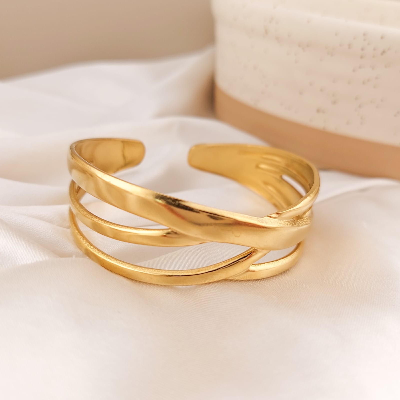 Pulsera Aro Dama Acero 25093