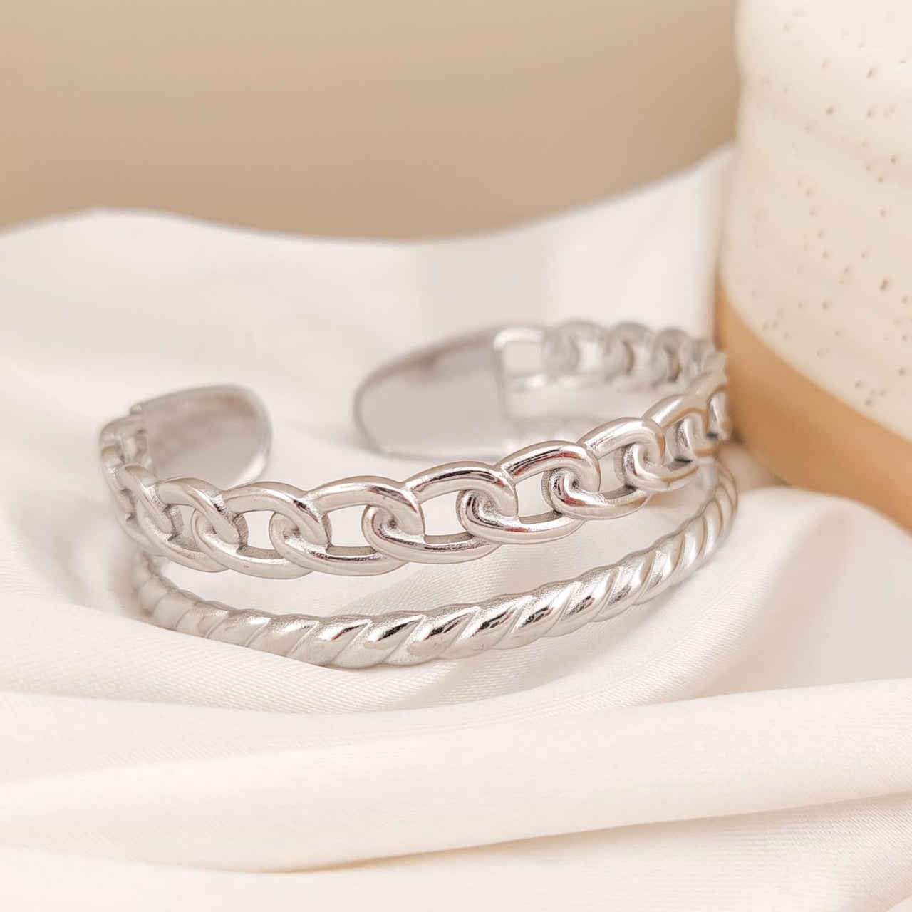 Pulsera Aro Dama Acero 25082