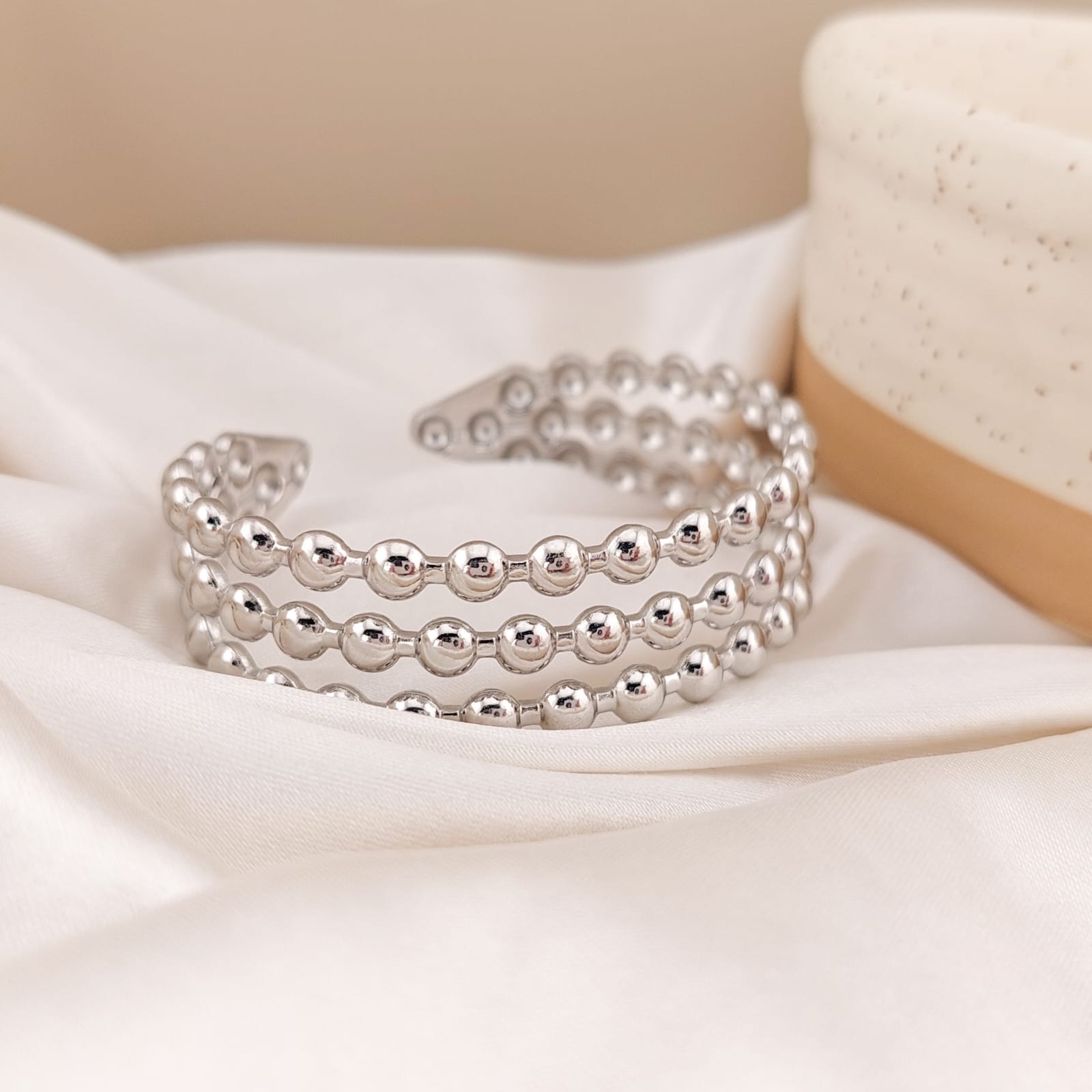 Pulsera Aro Dama Acero 25084