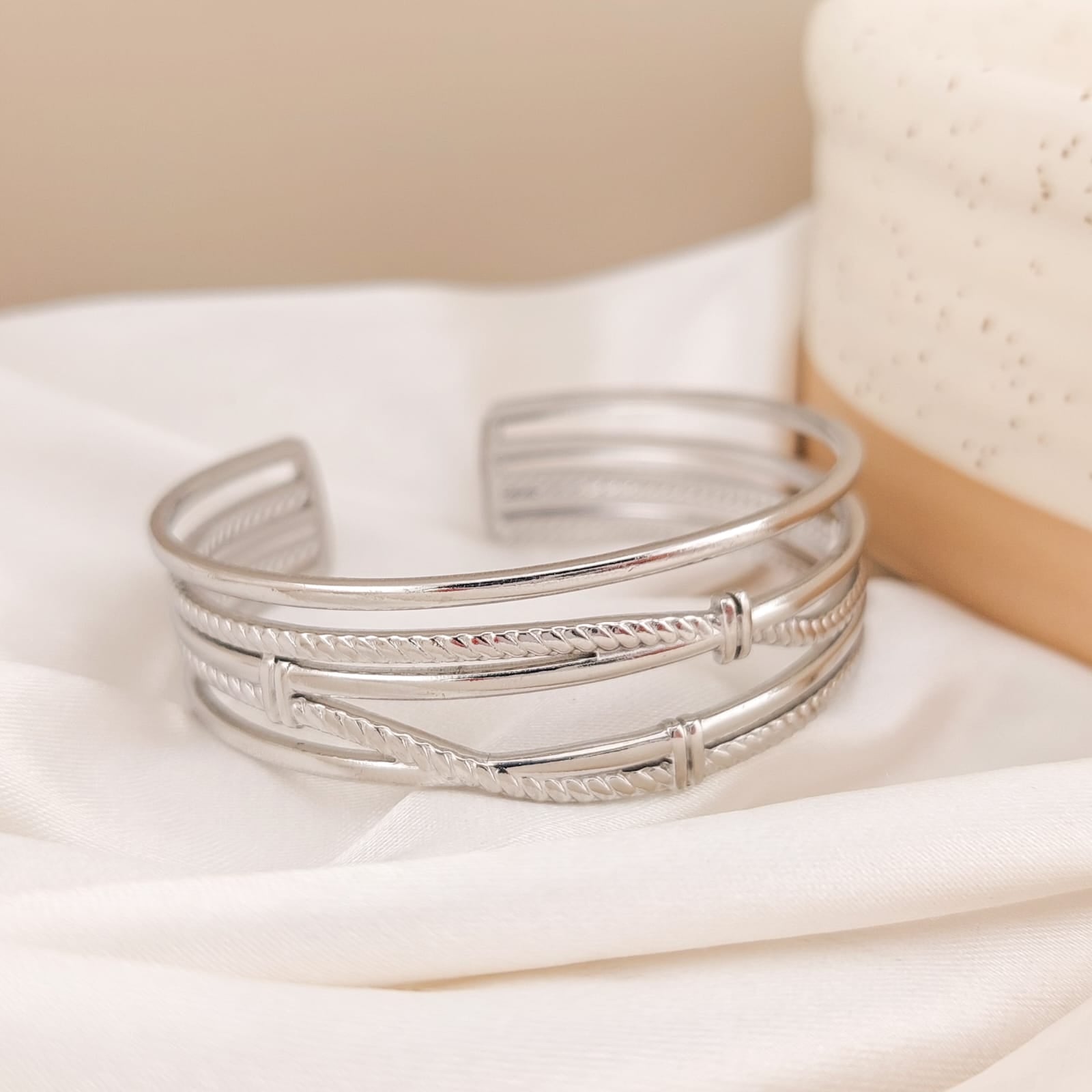Pulsera Aro Dama Acero 25079