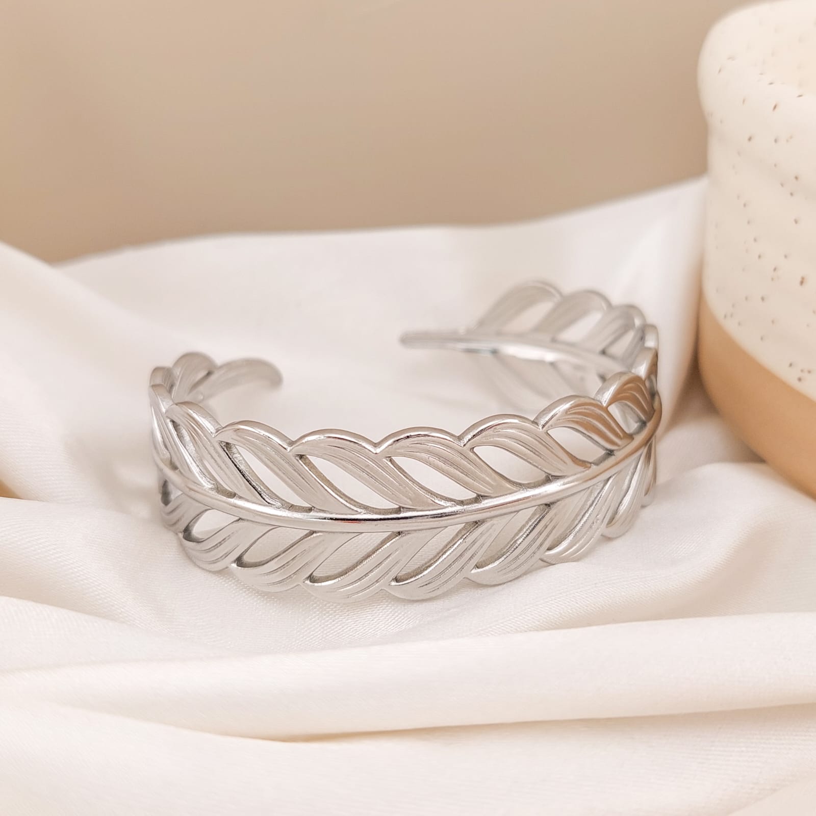 Pulsera Aro Dama Acero 25081