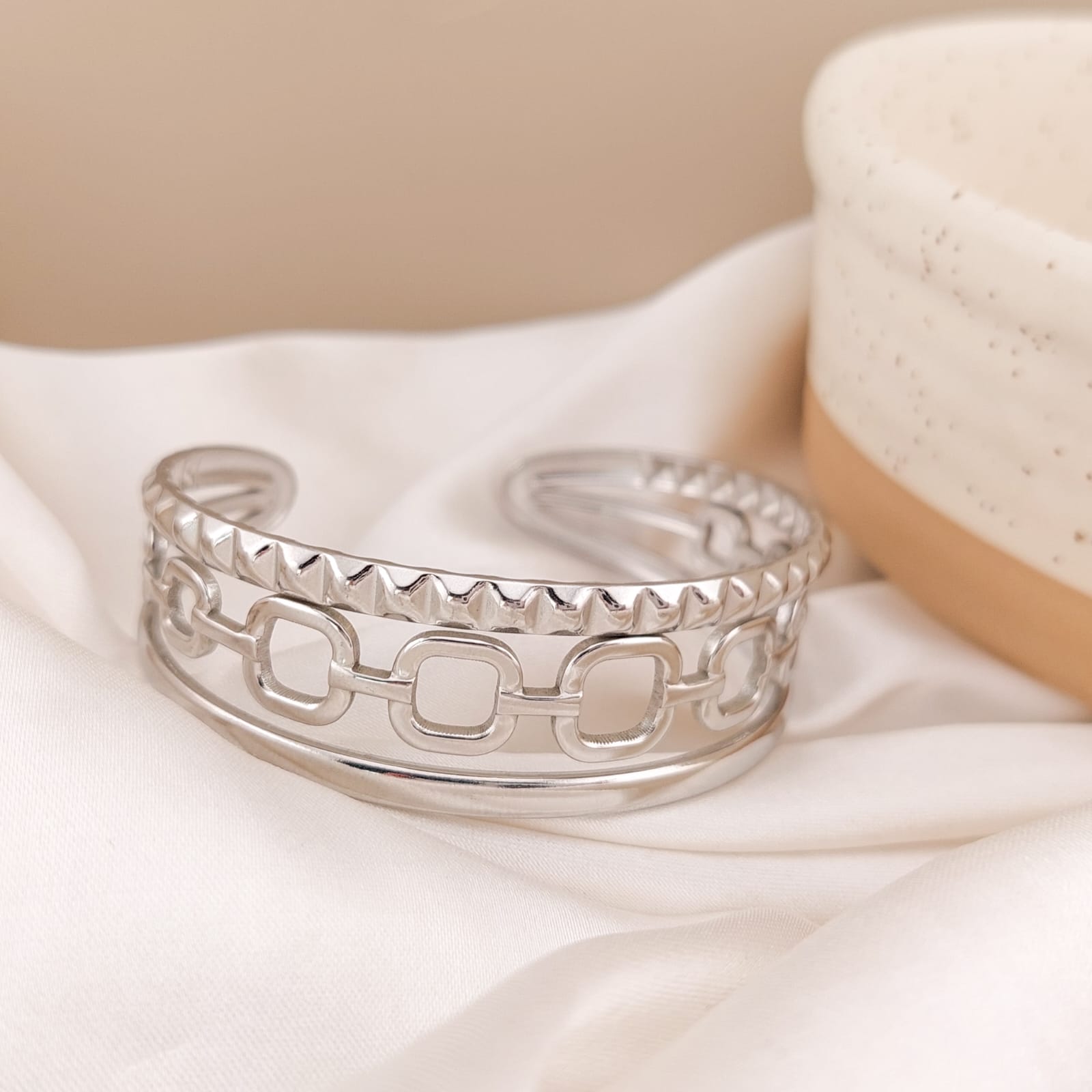 Pulsera Aro Dama Acero 25080