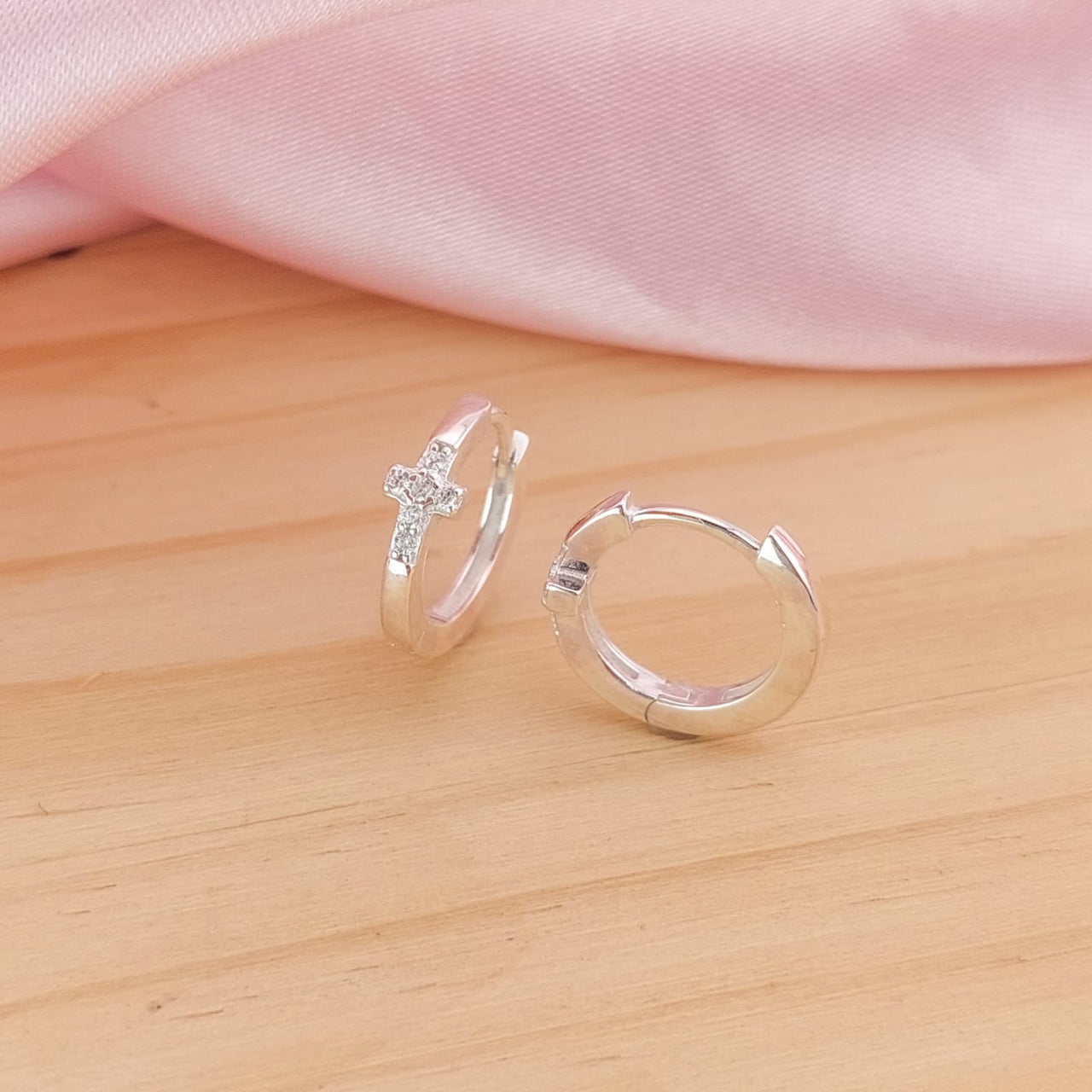 Huggies 13mm Dama Plata 925 25280