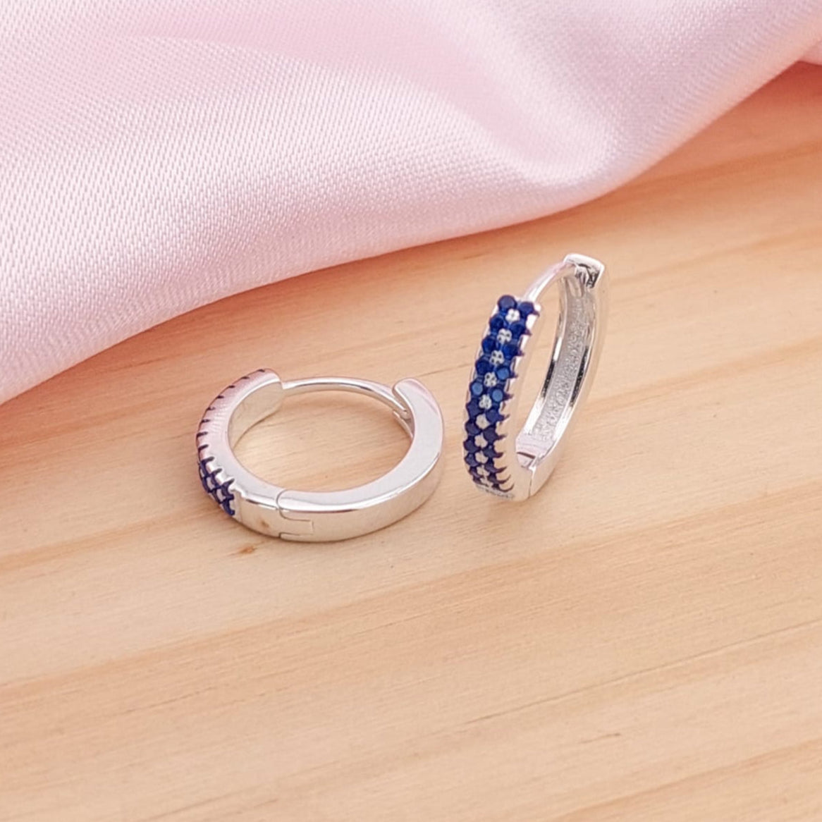 Huggies 13mm Dama Plata 925 25276