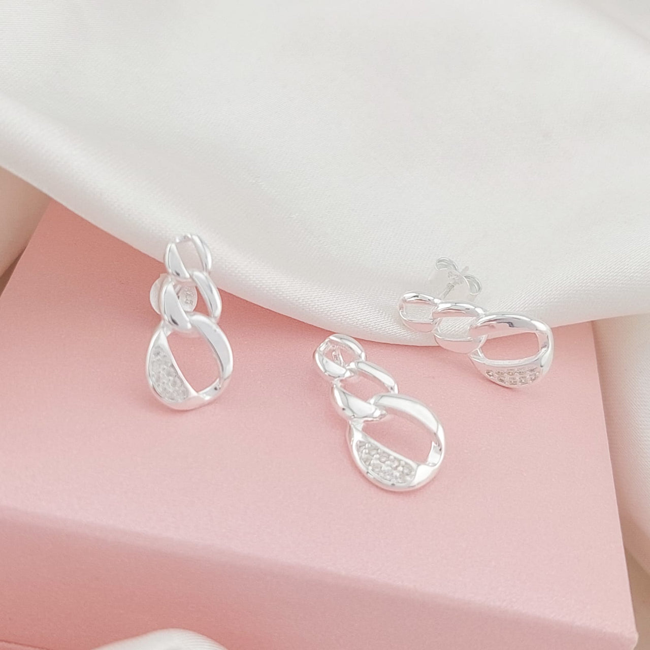 Juego Dama Plata 925 25341