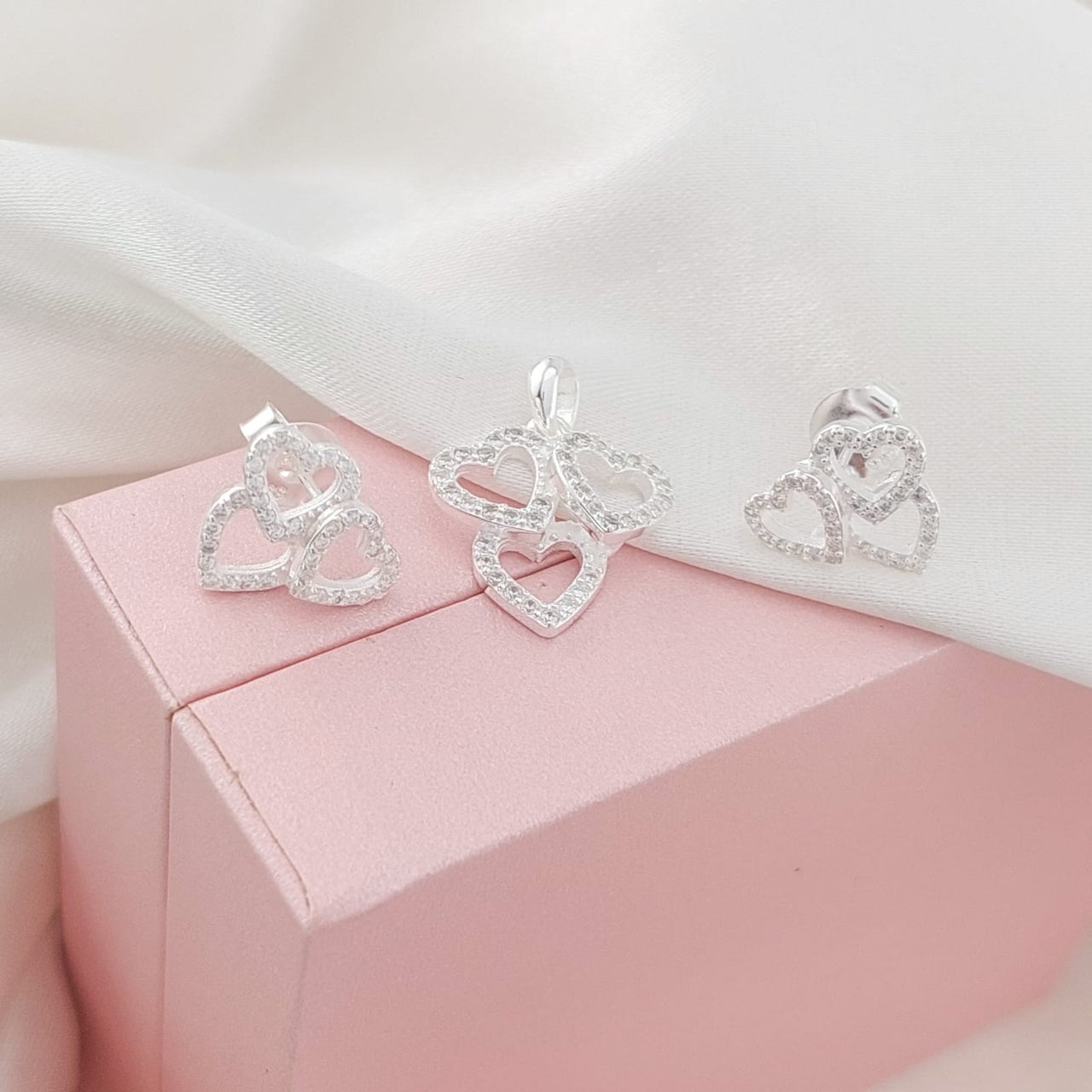 Juego Dama Plata 925 25340