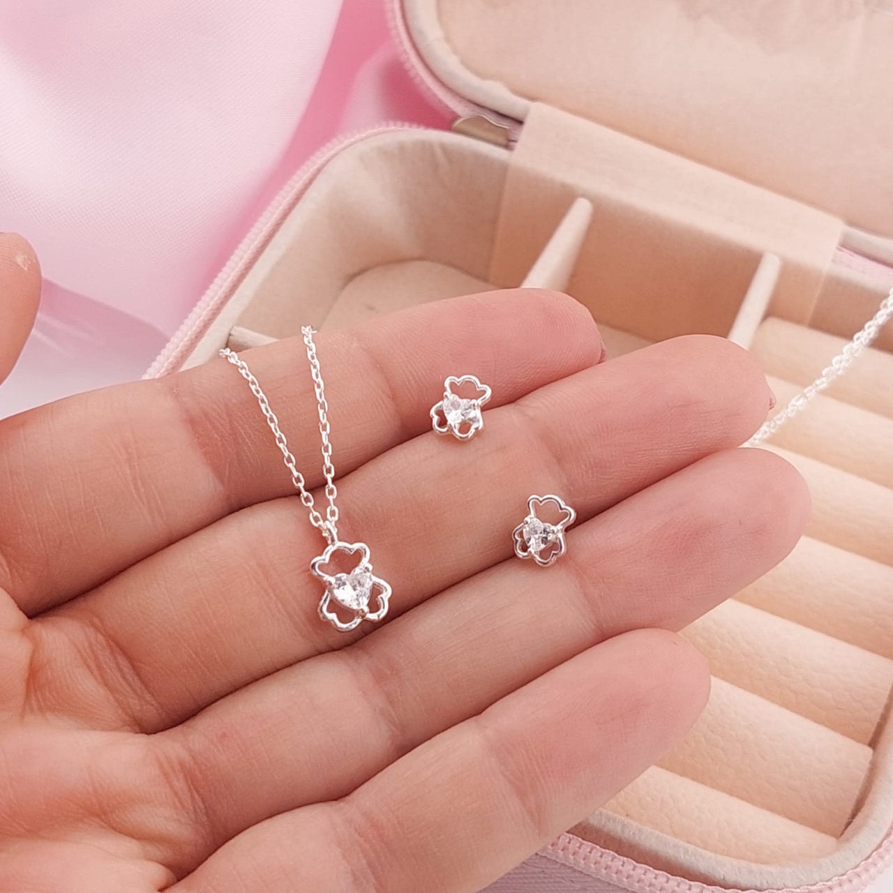 Juego Dama Plata 925 25358