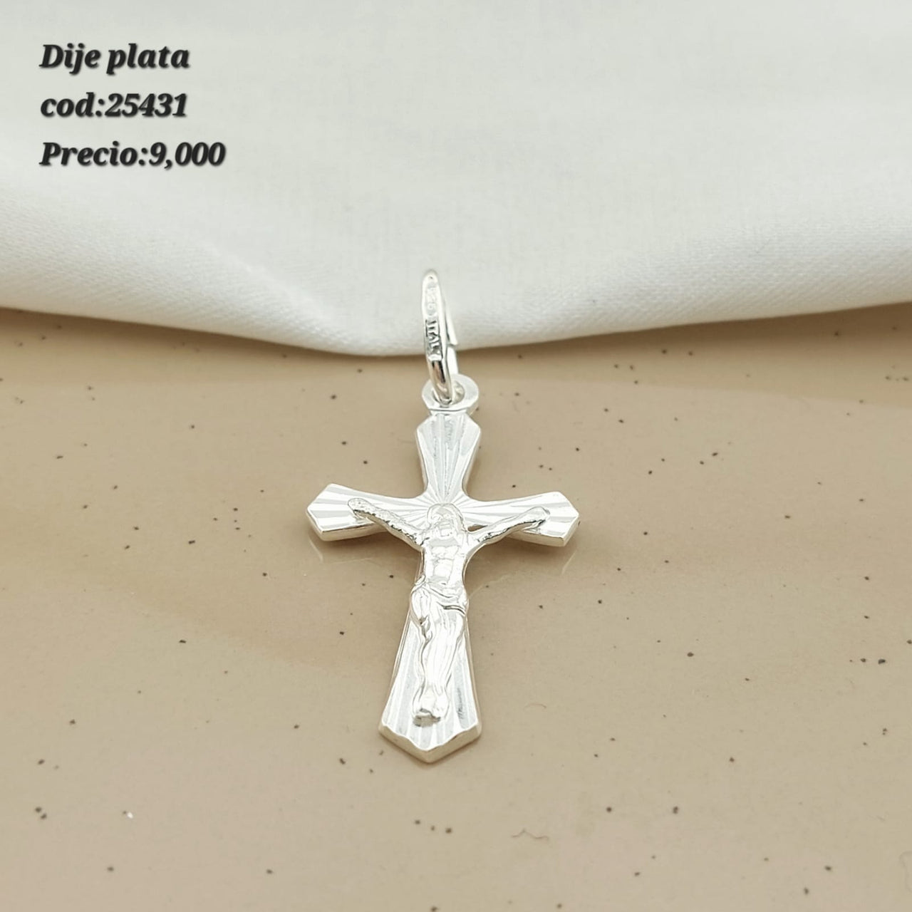 Dije 3cm Plata 925 25431