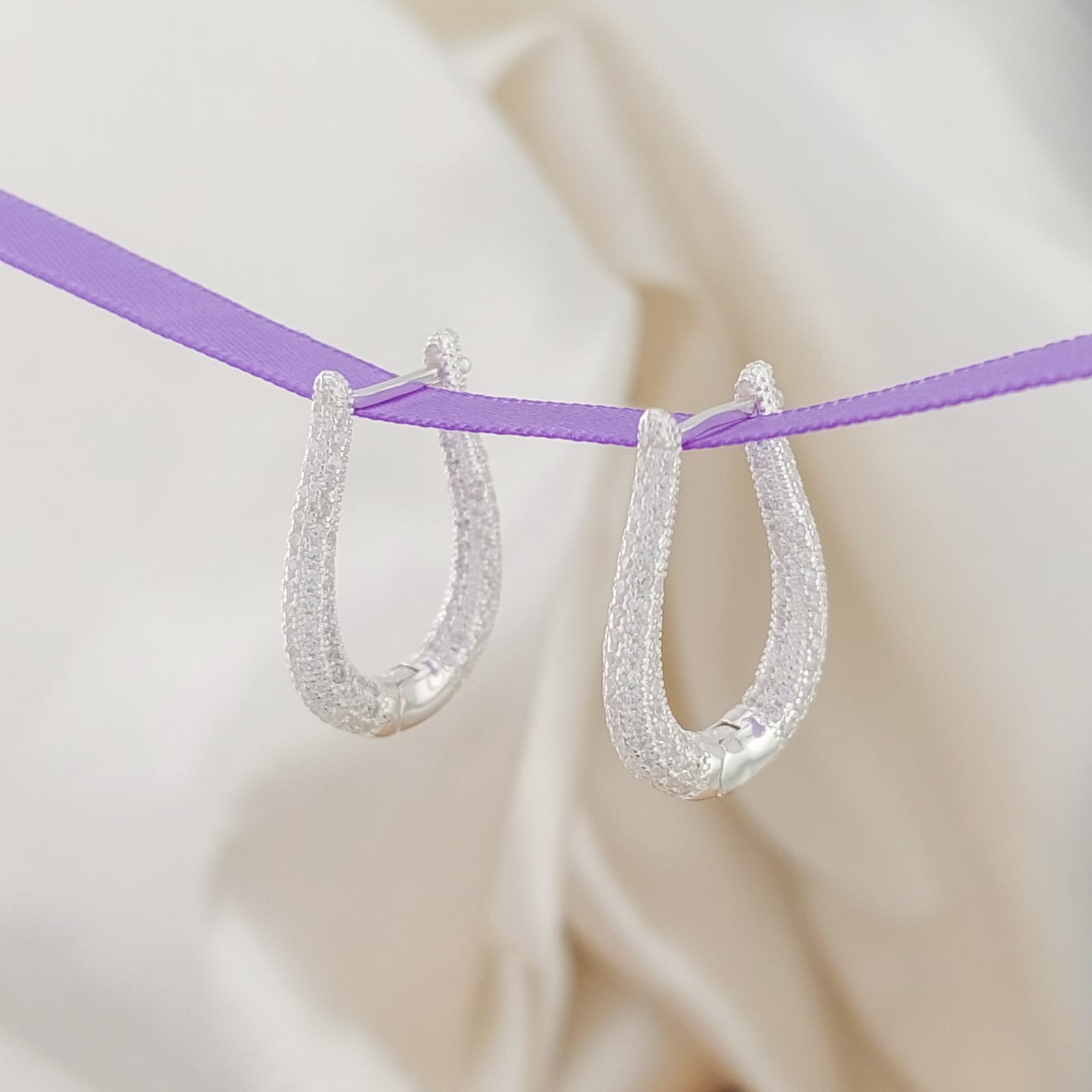 Aretes Dama 20mm/5.8gr Plata 925 25473