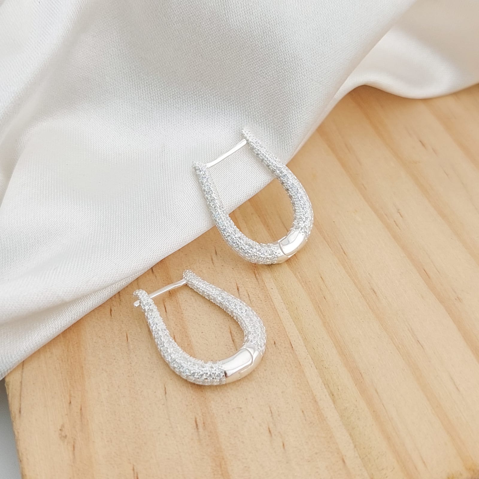 Aretes Dama 20mm/5.8gr Plata 925 25473