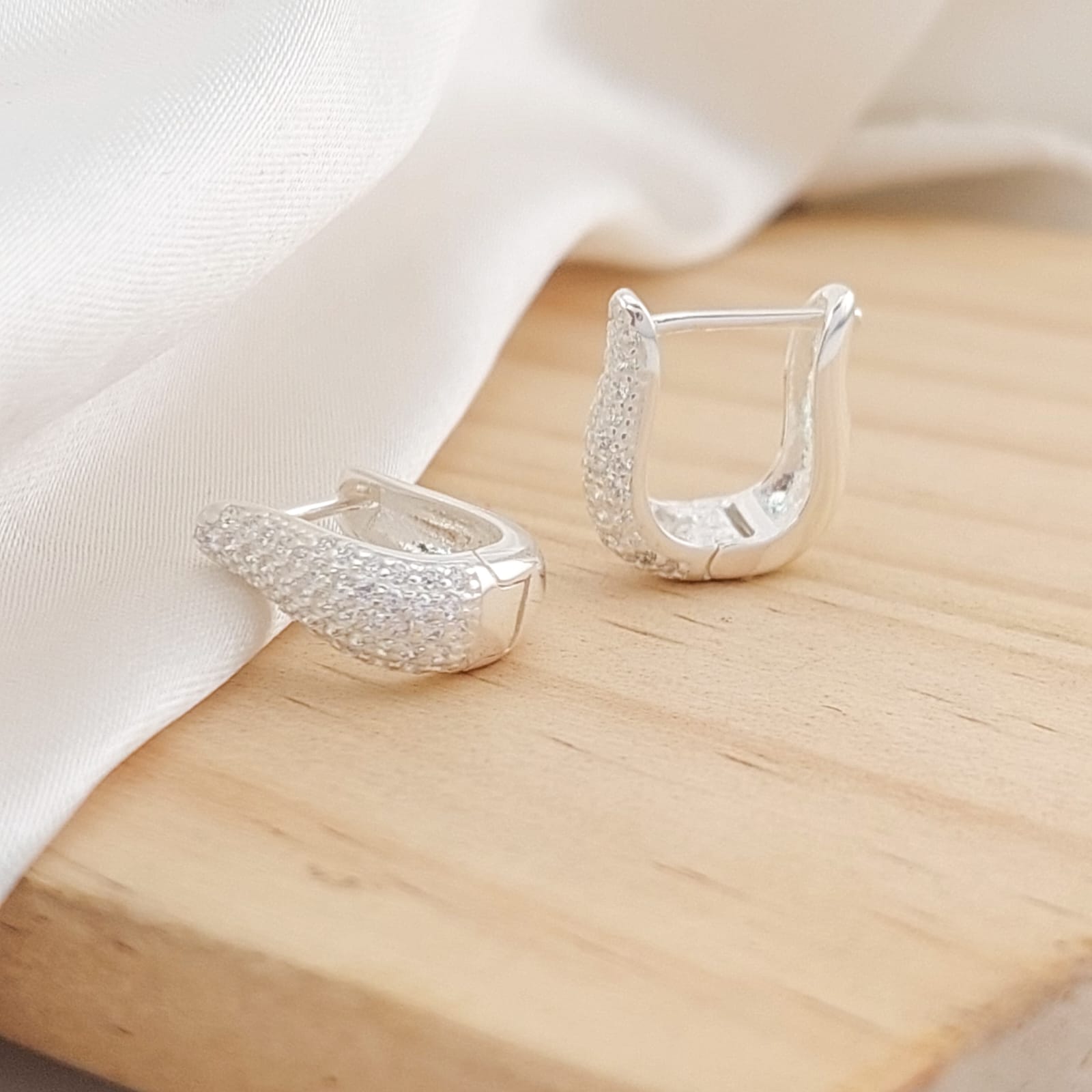 Aretes Dama 13mm/3.9gr Plata 925 25476