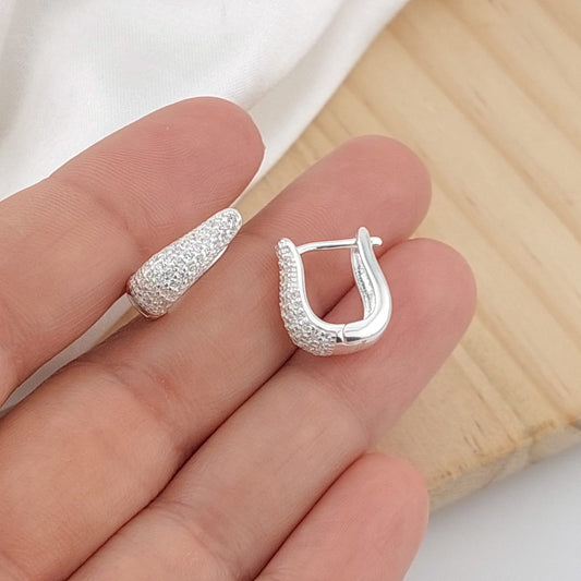 Aretes Dama 13mm/3.9gr Plata 925 25476