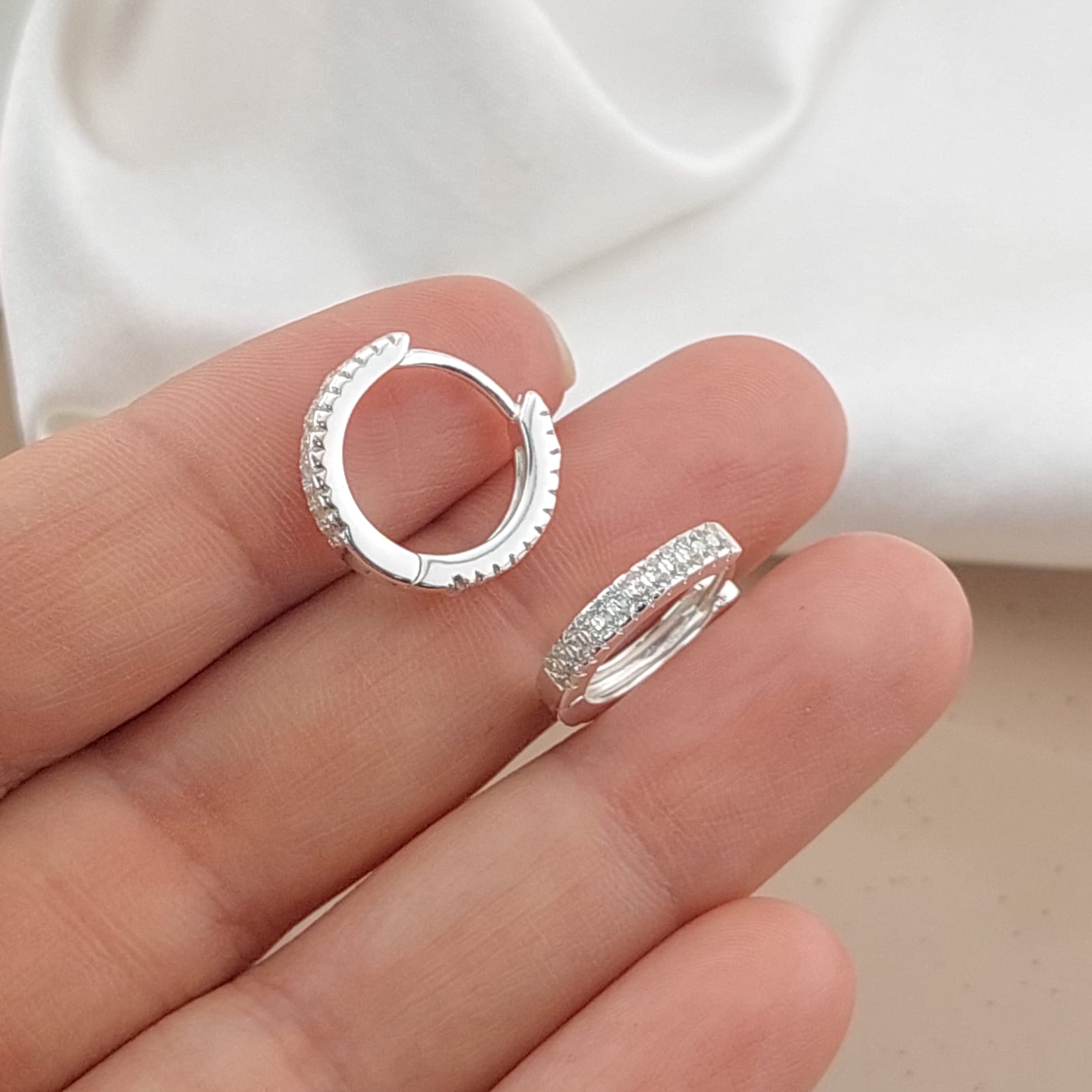 Huggies 15mm 2.9gr Plata 925 25478