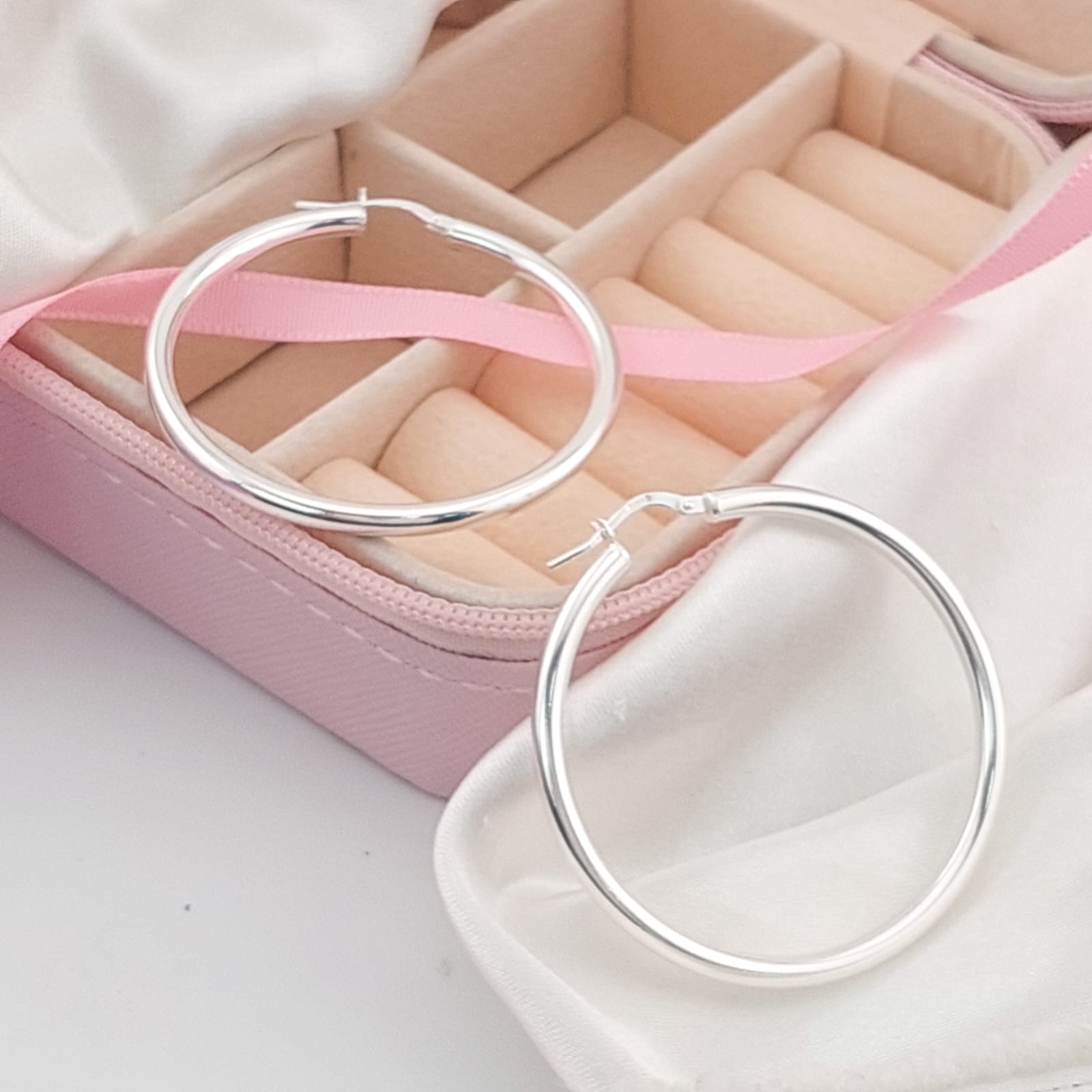 Argollas 45mm 7.6gr Plata 925 25488