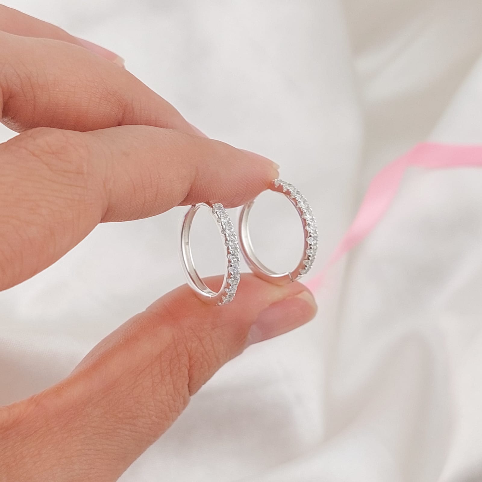 Huggies 18mm 3.3gr Plata 925 25475