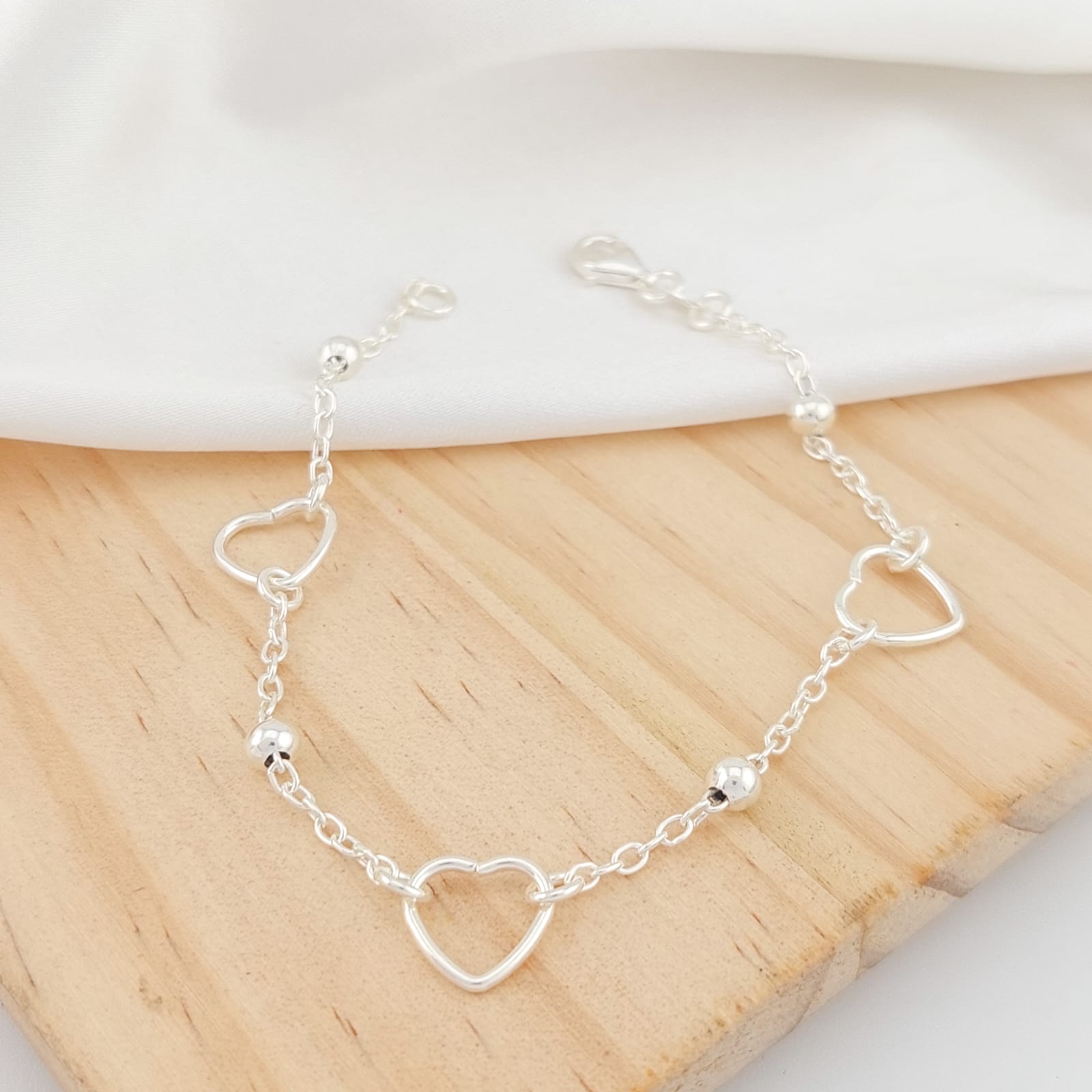 Pulsera Dama 19cm Plata 925 25470