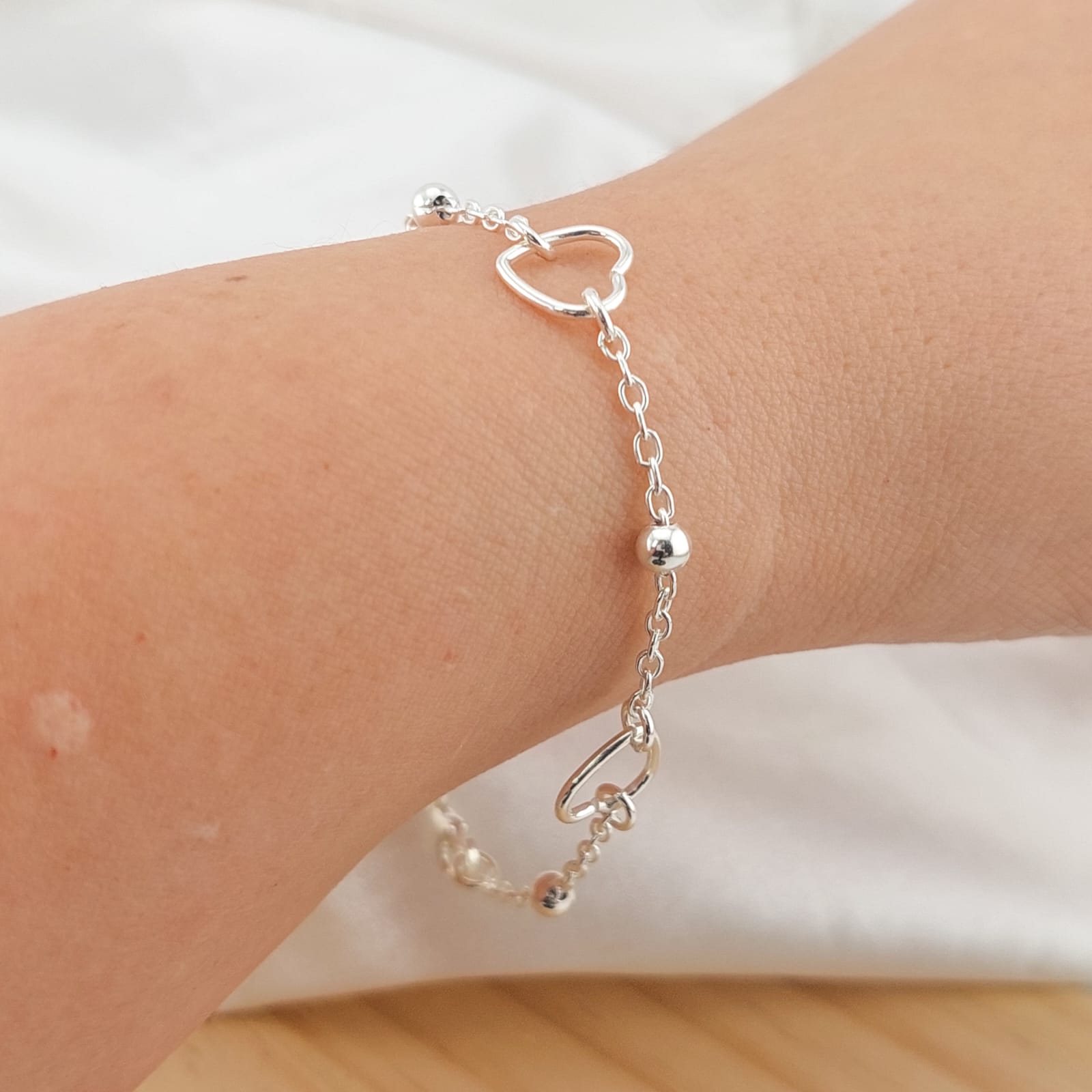 Pulsera Dama 19cm Plata 925 25470