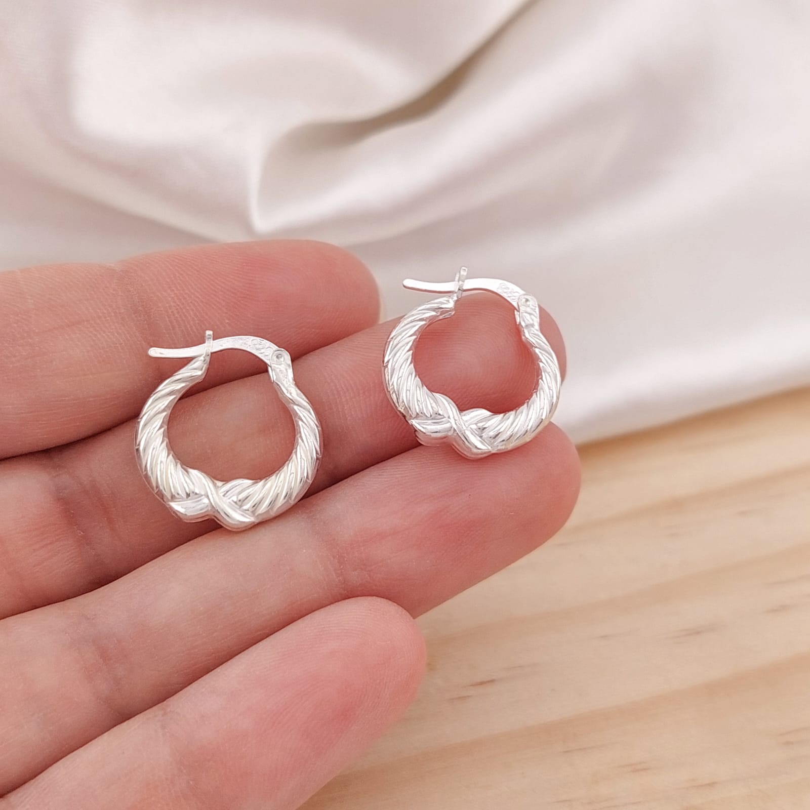 Argollas 16mm Plata 925 25498
