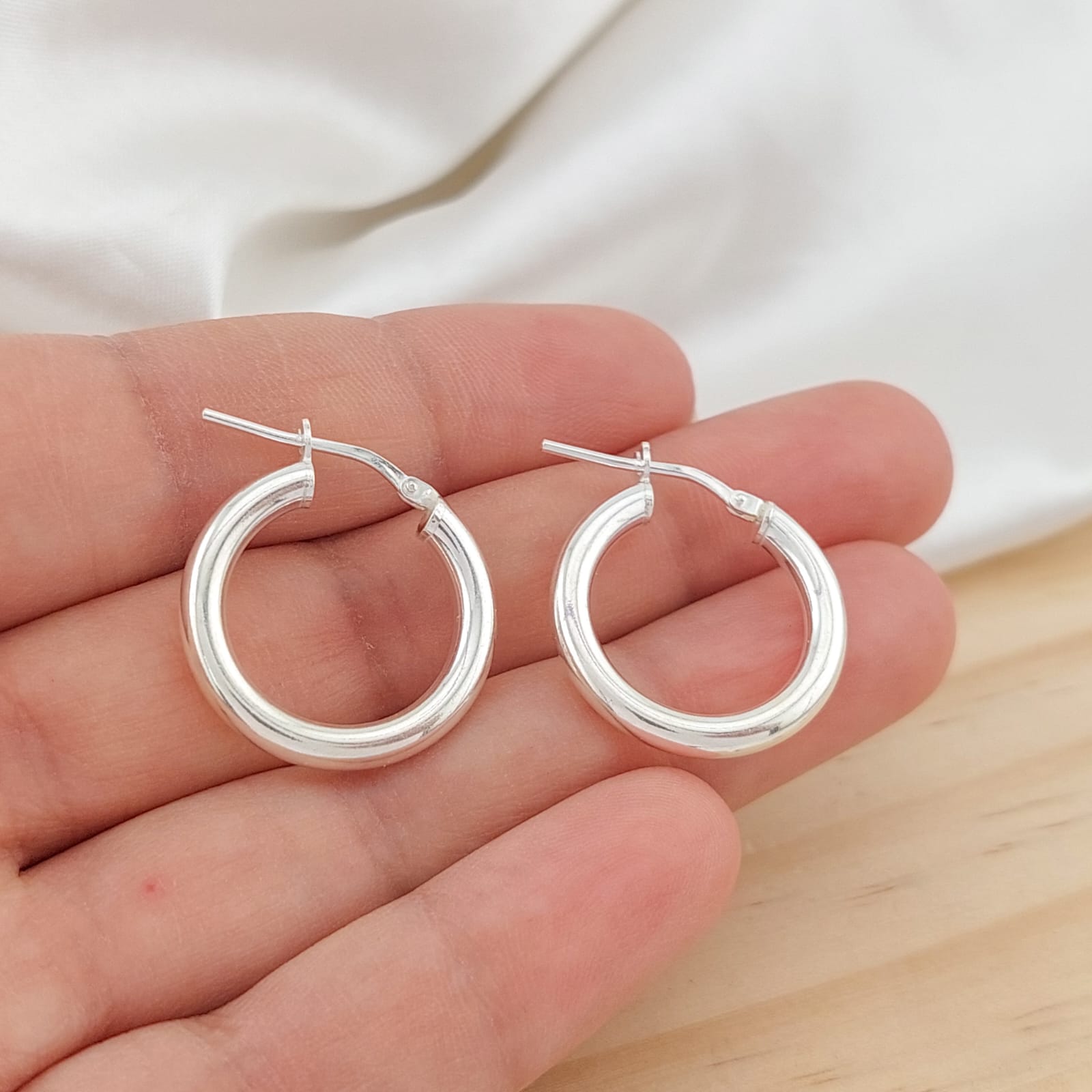 Argollas 20mm 2.7gr Plata 925 25490