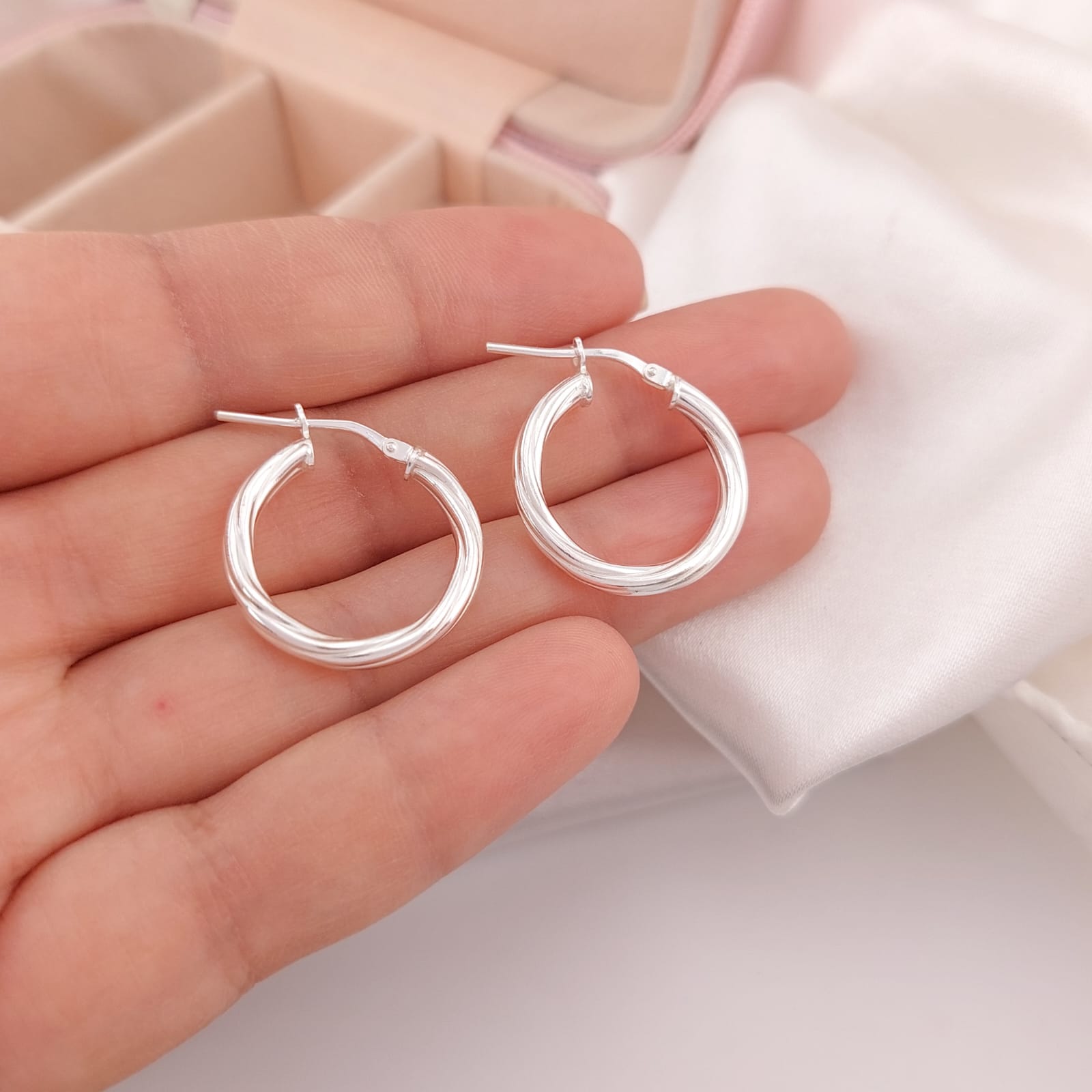 Argollas 20mm 2.7gr Plata 925 25489