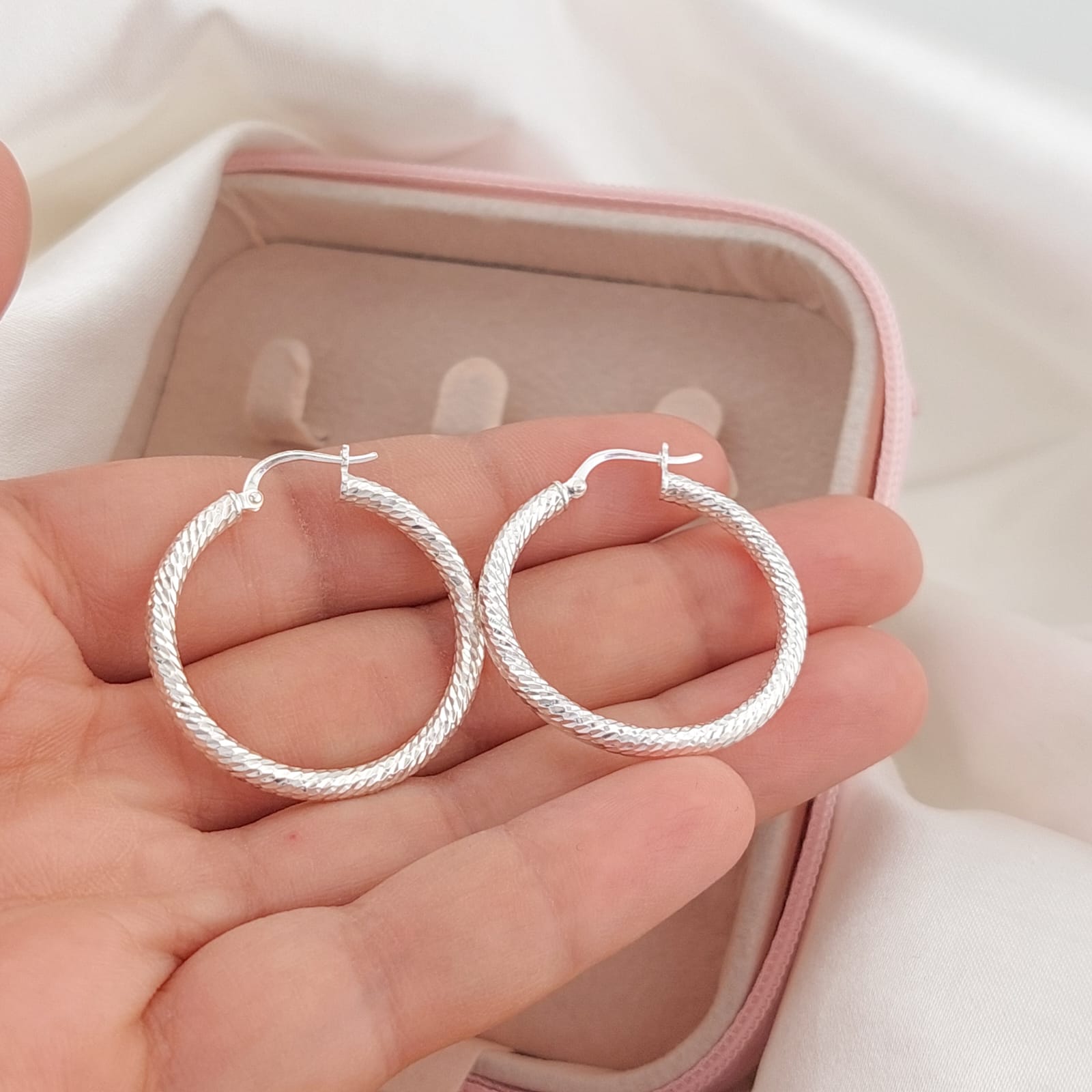 Argollas 28mm 3.9g Plata 925 25499