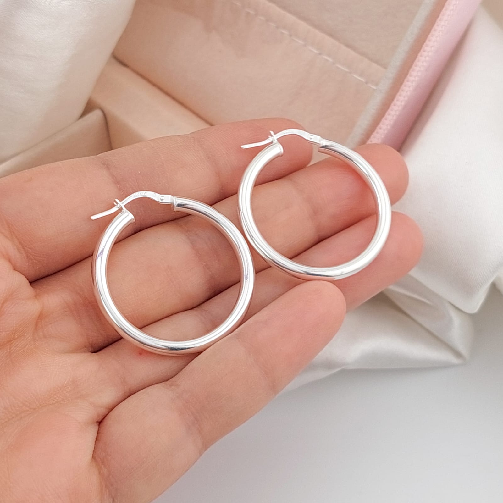 Argollas 30mm 5.2gr Plata 925 25487