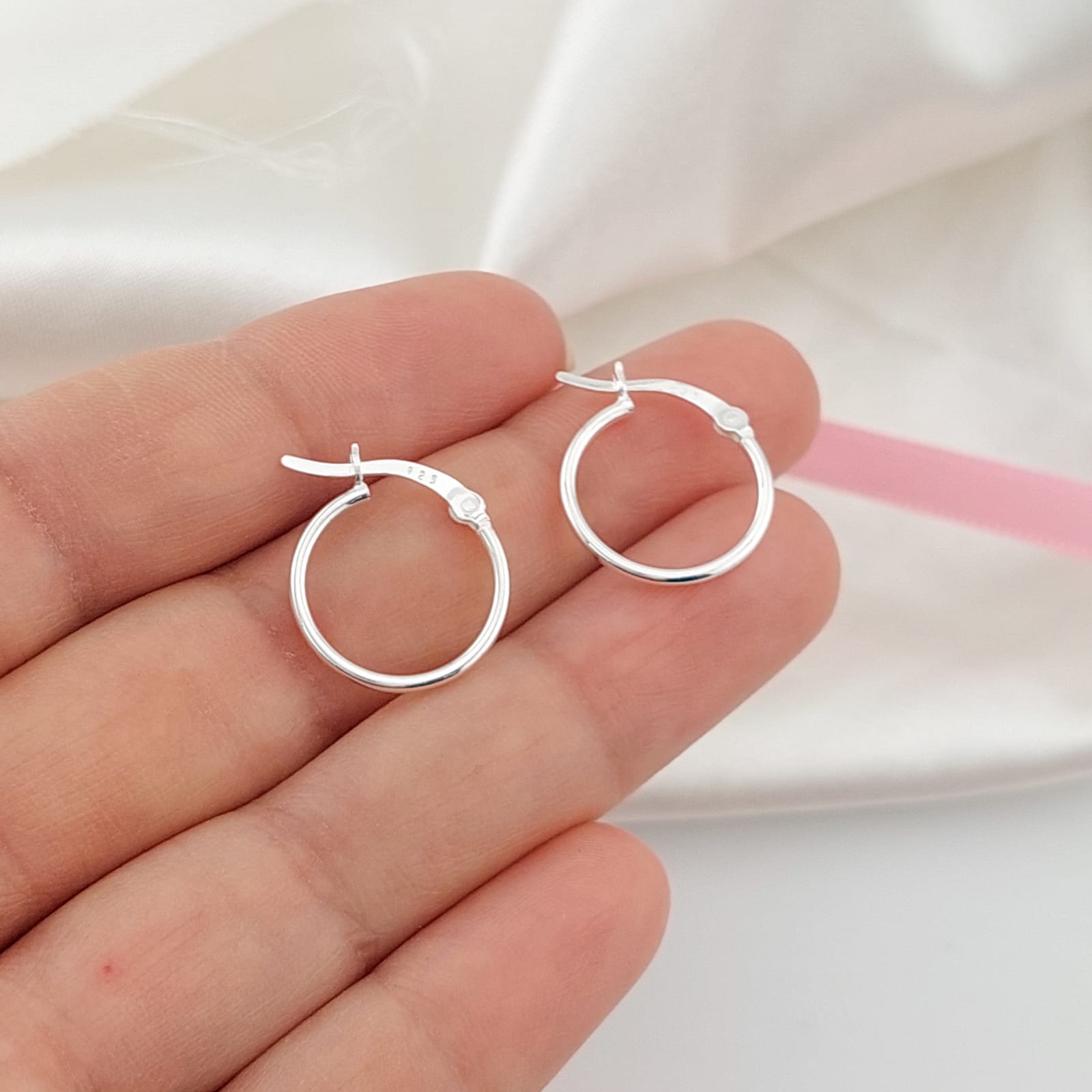 Argollas 15mm Plata 925 25493
