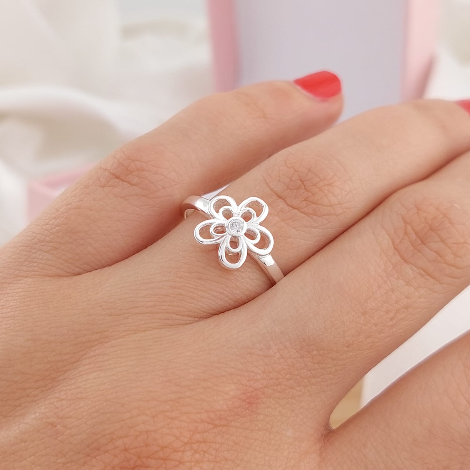 Anillo Dama Plata 925 25532v