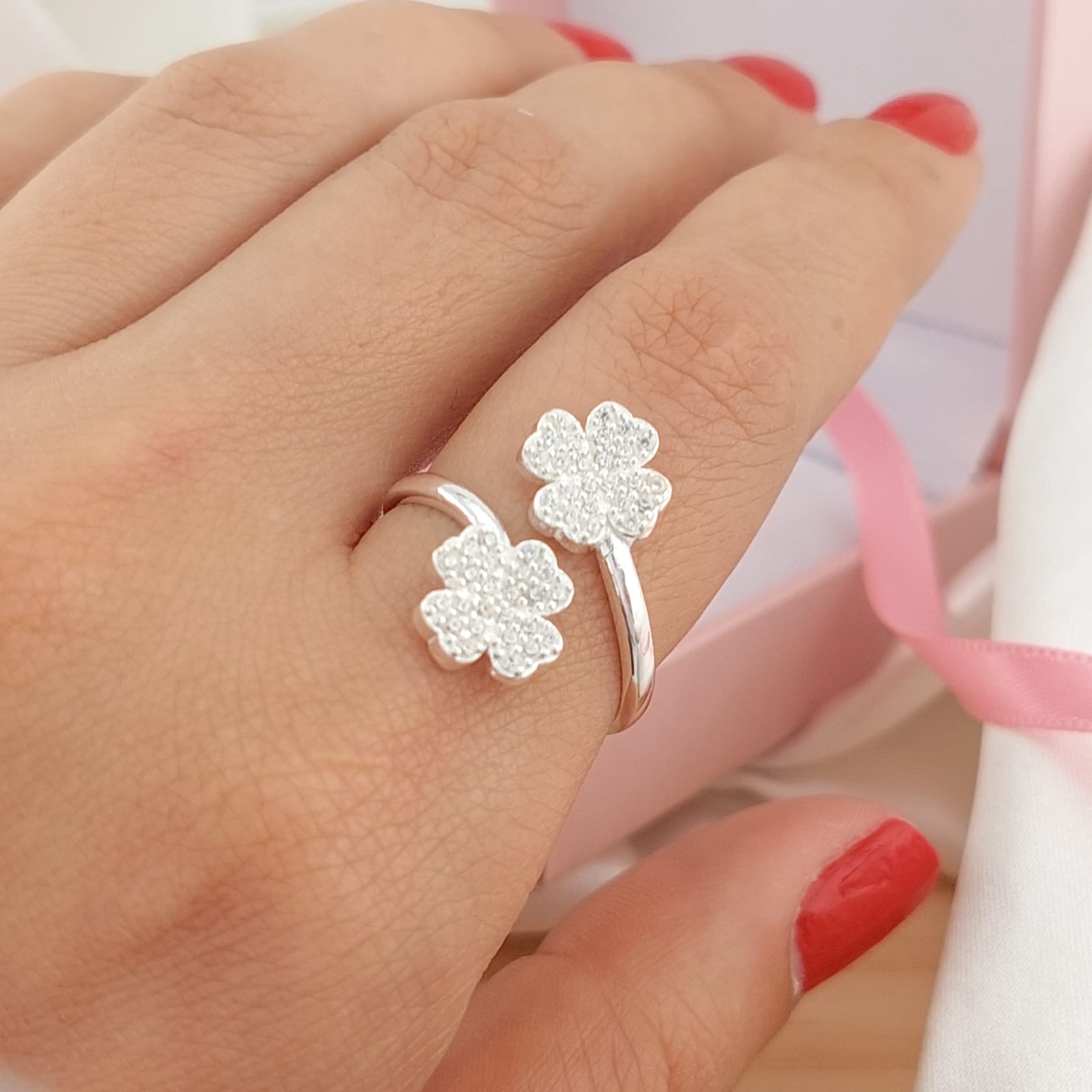 Anillo Dama Plata 925 25547v