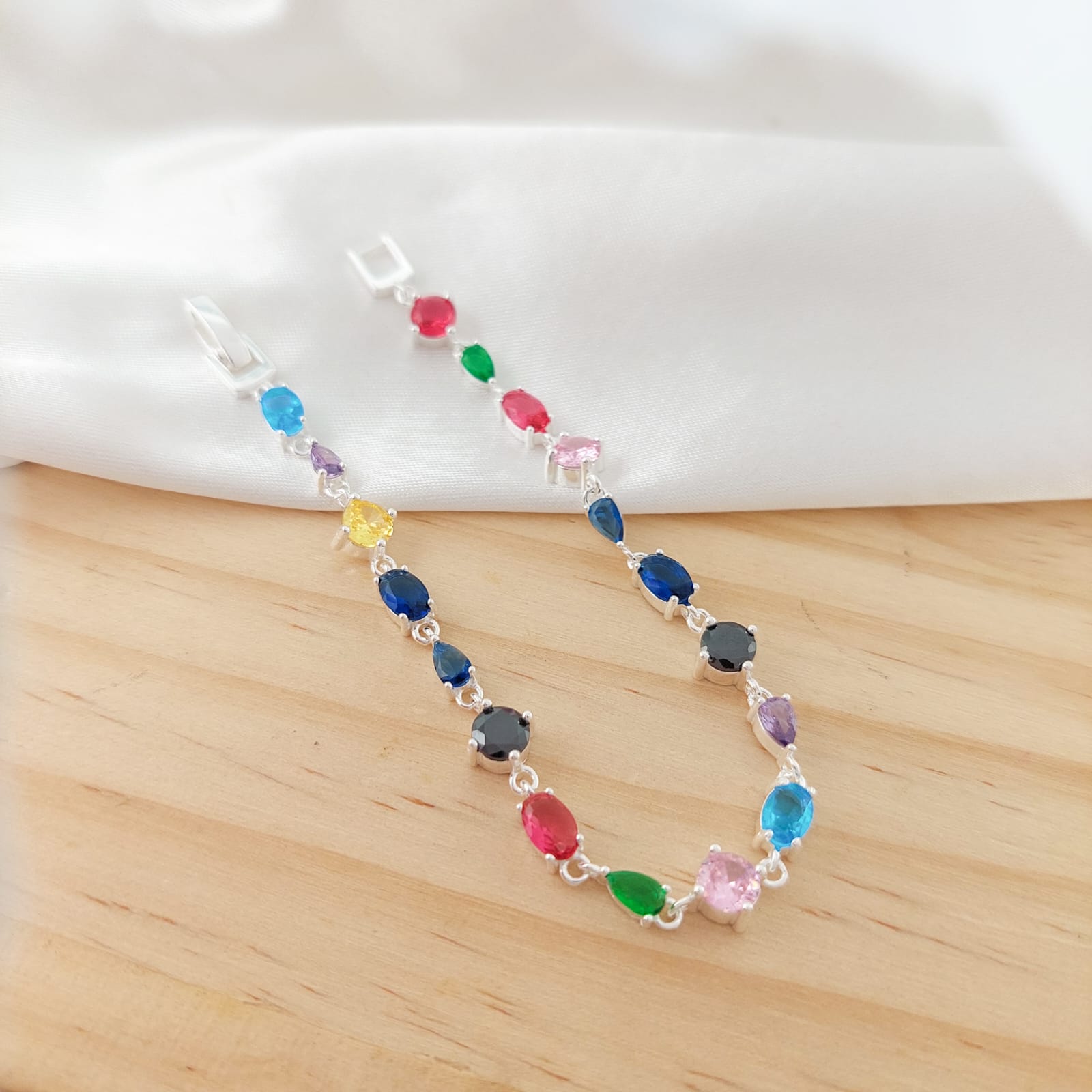 Pulsera Dama 18cm Plata 925 25575