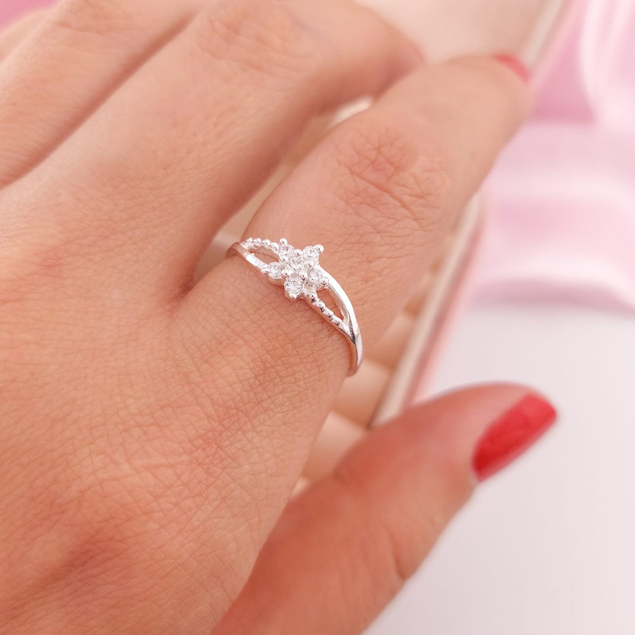 Anillo Dama Plata 925 25558v