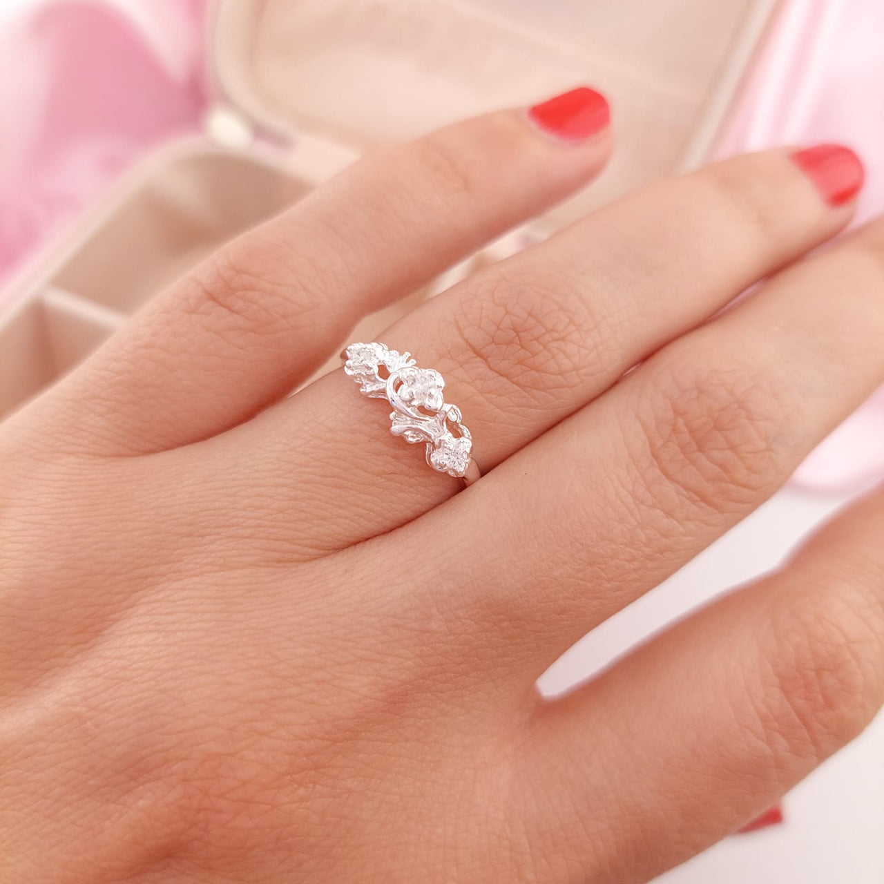 Anillo Dama Plata 925 25553v